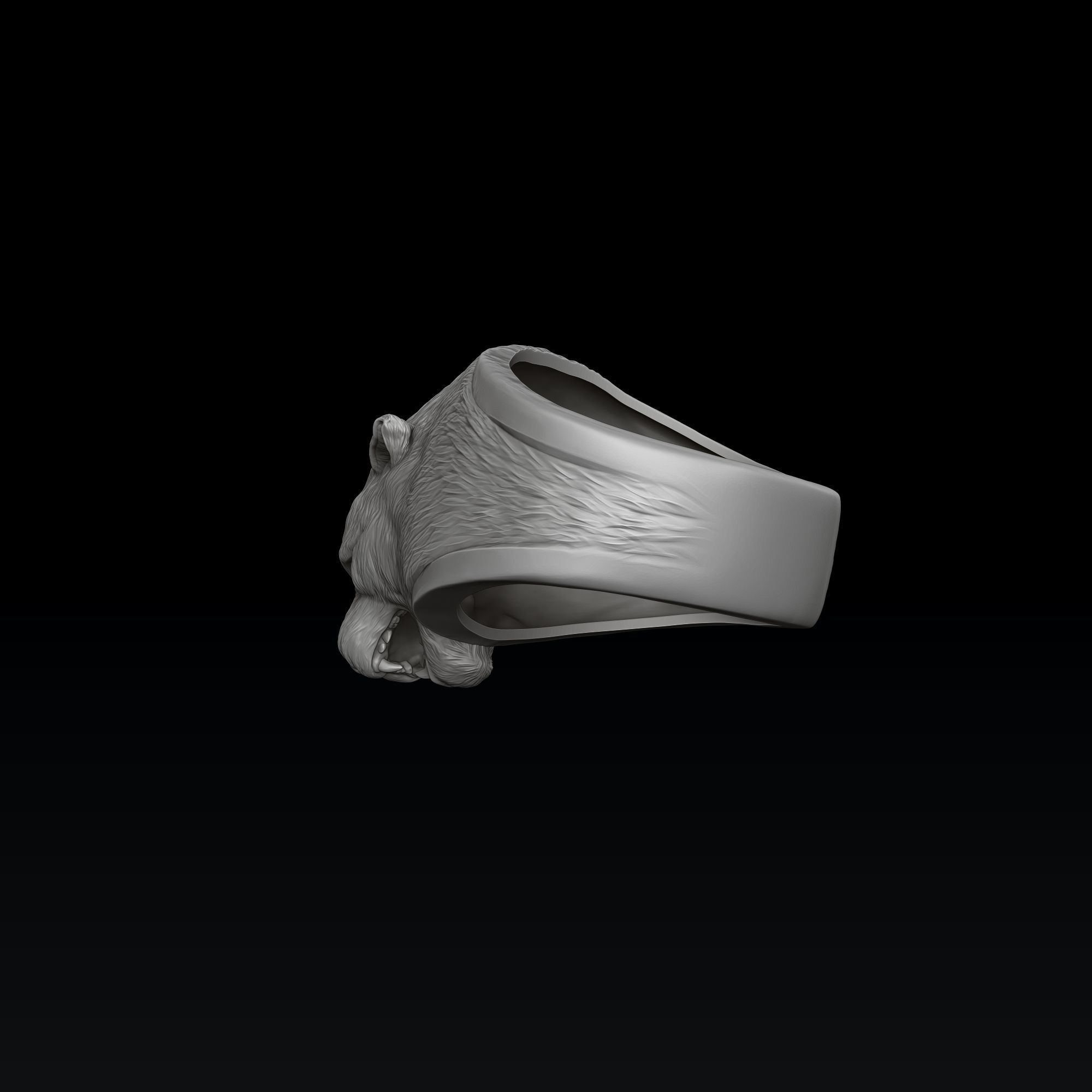 Panthere Ring V 2 3D print model_3