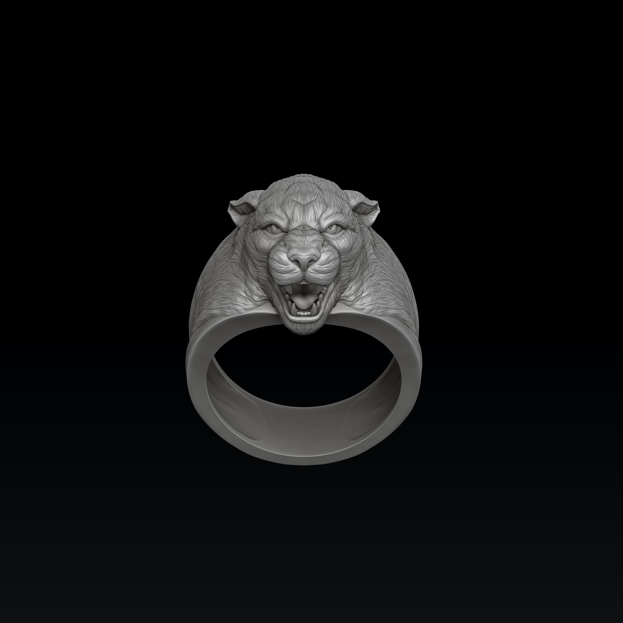 Panthere Ring V 2 3D print model_4
