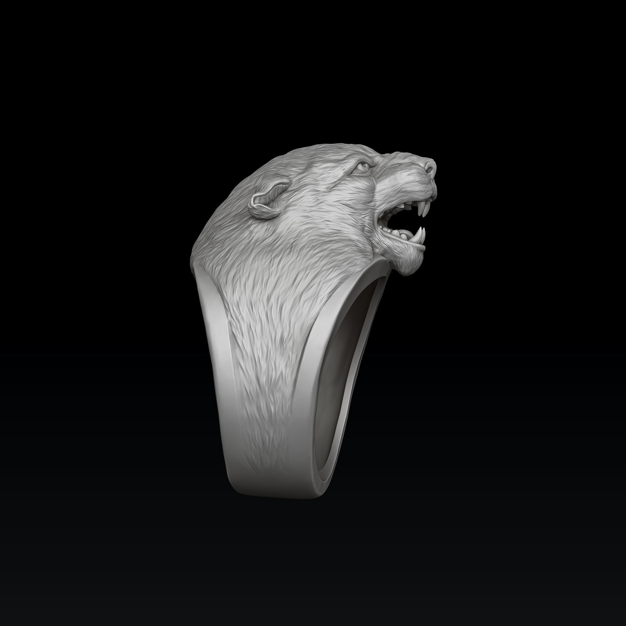 Panthere Ring V 2 3D print model_1