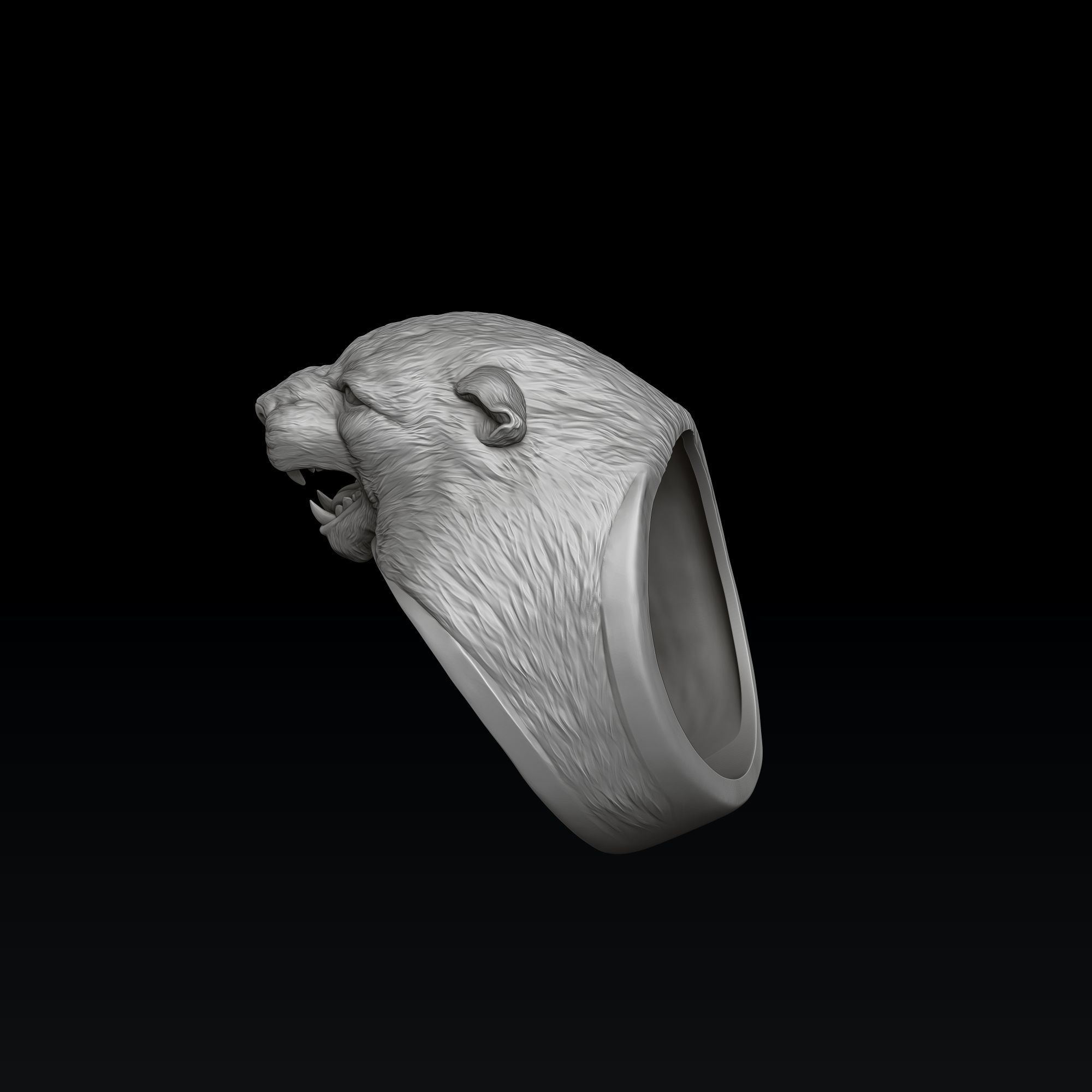 Panthere Ring V 2 3D print model_6
