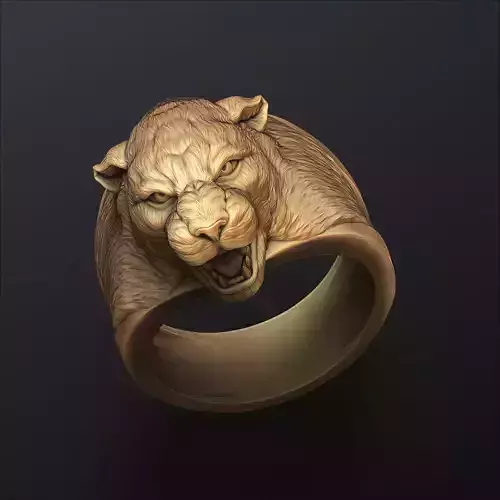 Panthere Ring V 2 3D print model