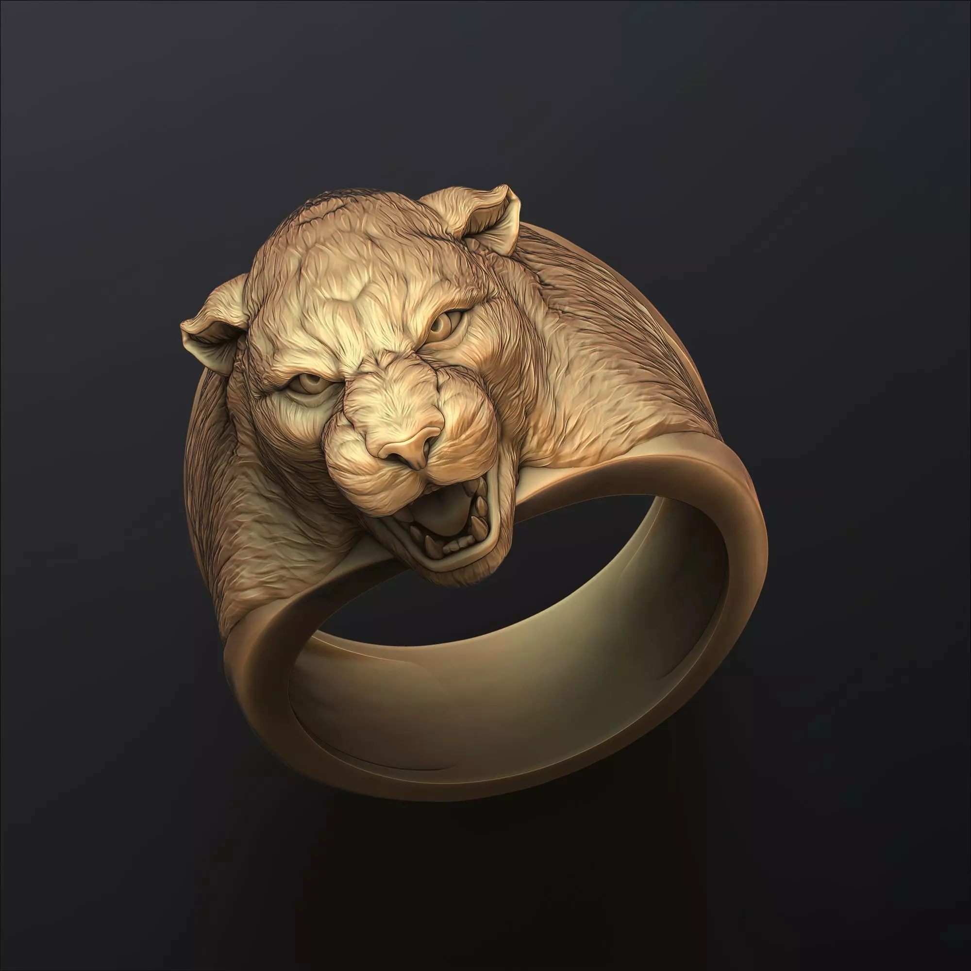 Panthere Ring V 2 3D print model_0