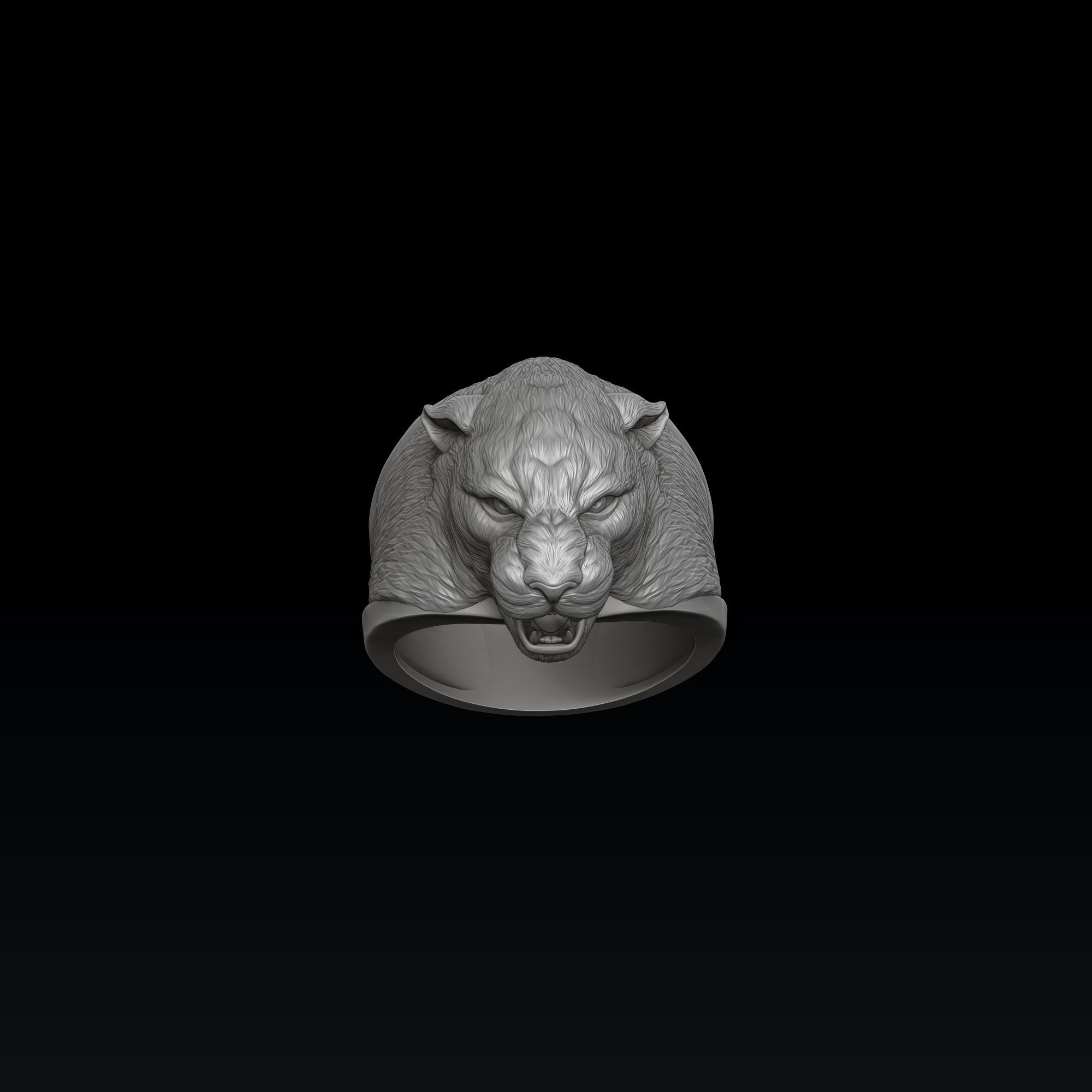 Panthere Ring V 2 3D print model_5