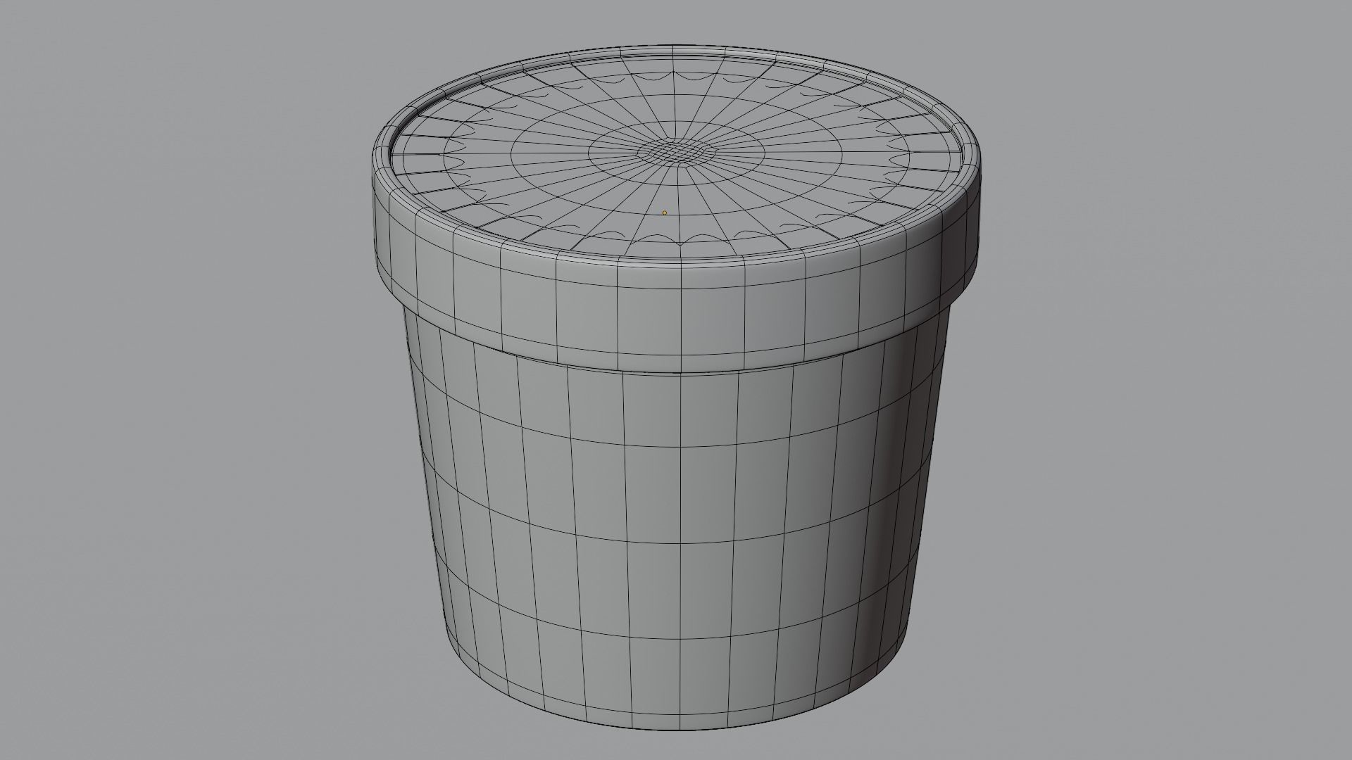 Ice cream container 3D model_5