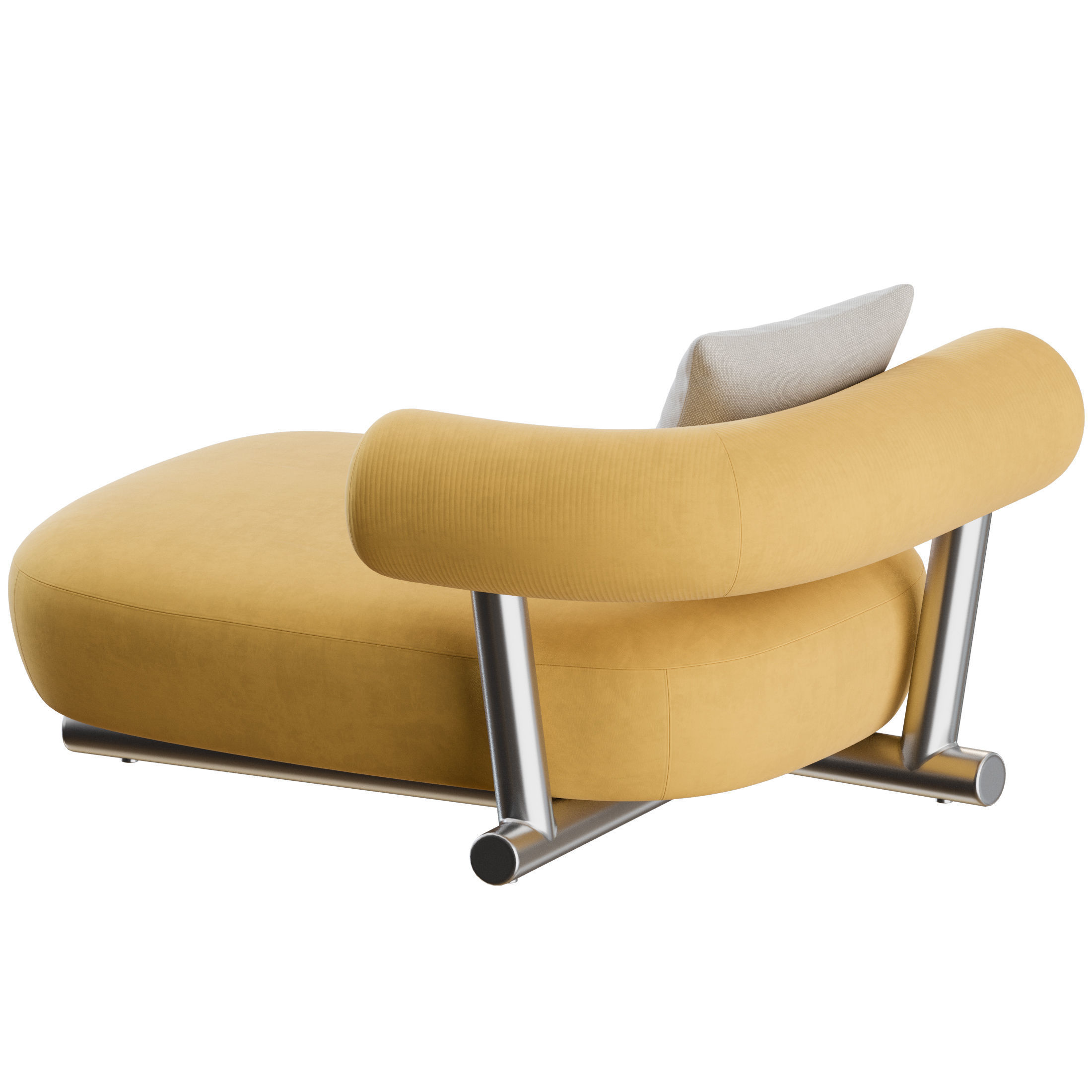 Pipe Chaise Lounge by Moroso 3D model_7