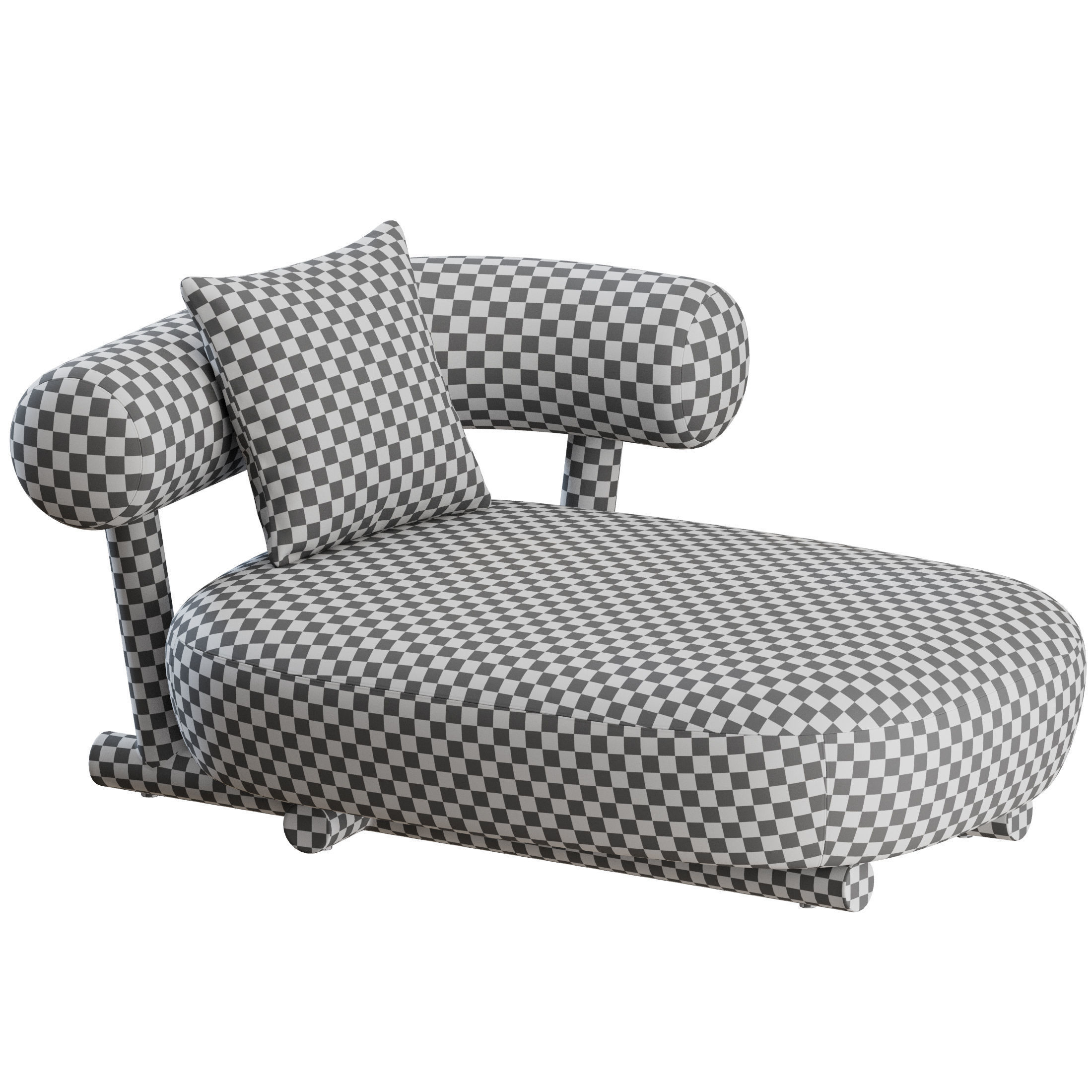Pipe Chaise Lounge by Moroso 3D model_2