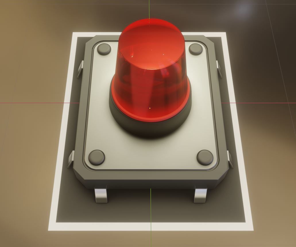 Siren-Alarm-1-Output-Module 3D model_4