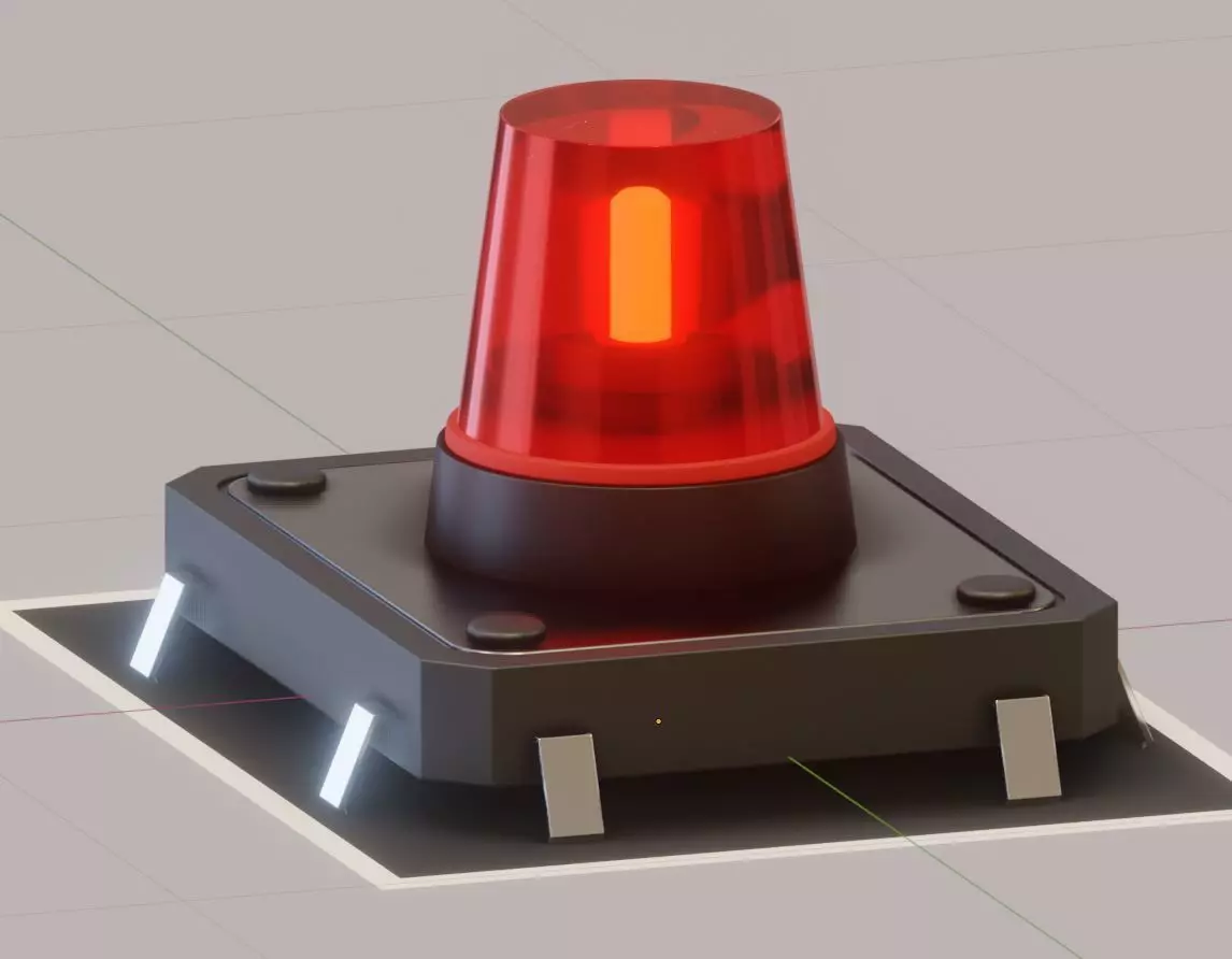 Siren-Alarm-1-Output-Module 3D model_0