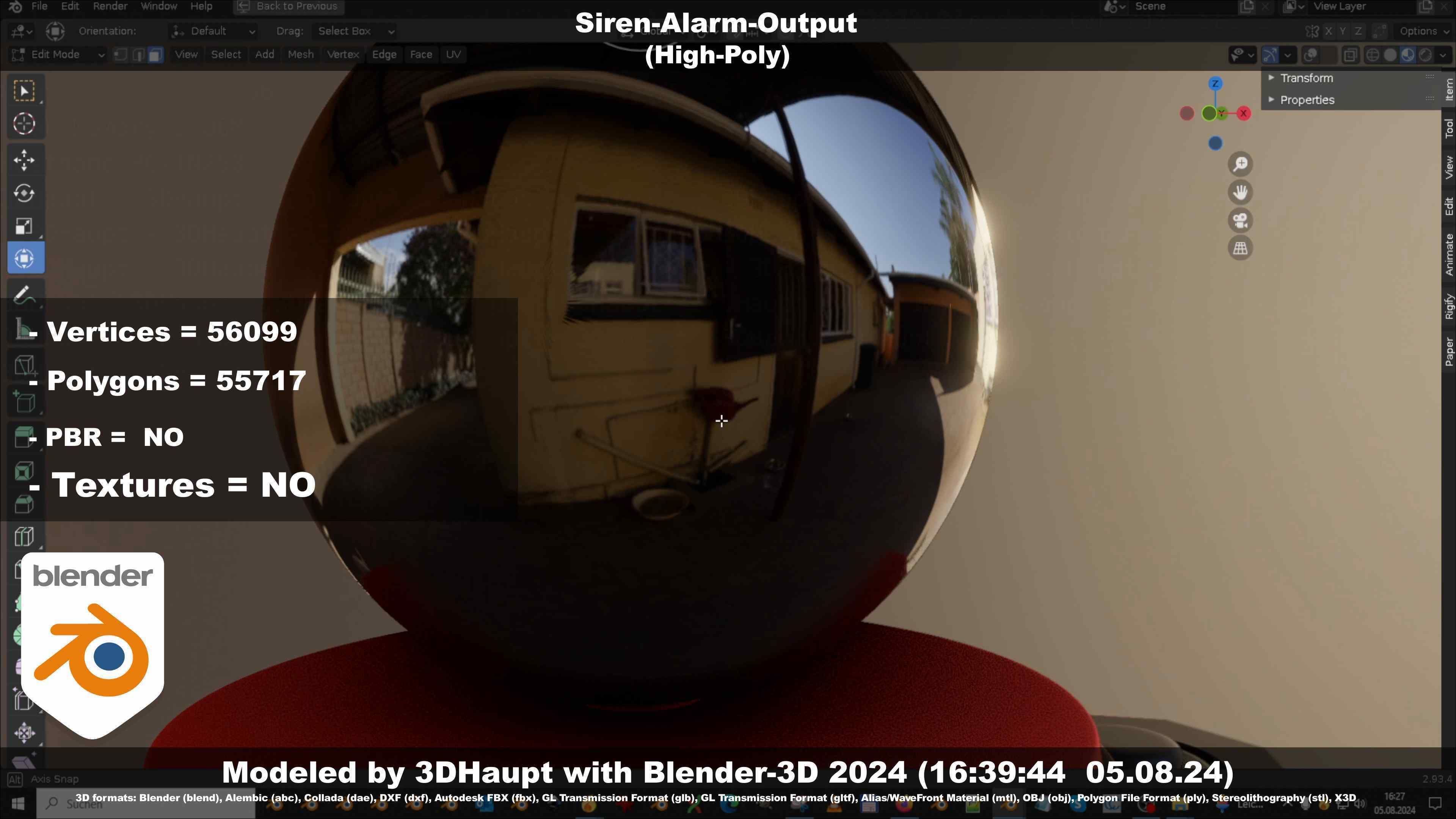Siren-Alarm-1-Output-Module 3D model_39
