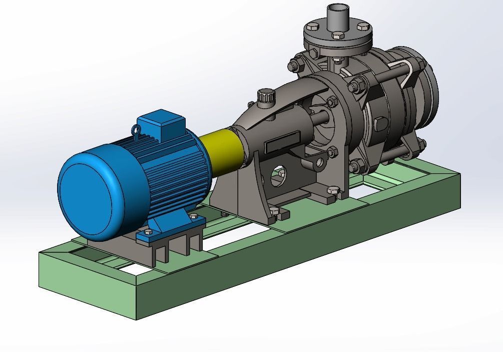 Pump In Line 3D model_4