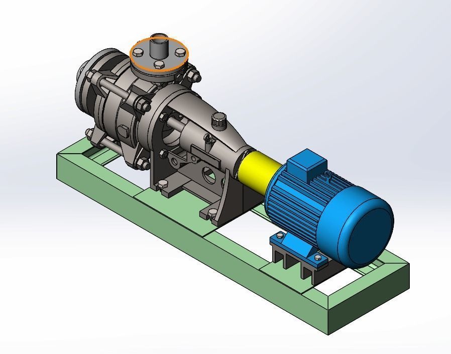 Pump In Line 3D model_3