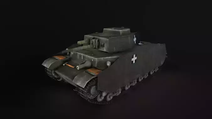 40M Turan 1 Low-poly 3D model