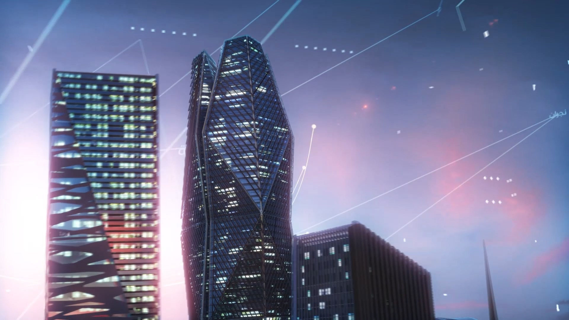 King Abdullah Economic City 3D model_6