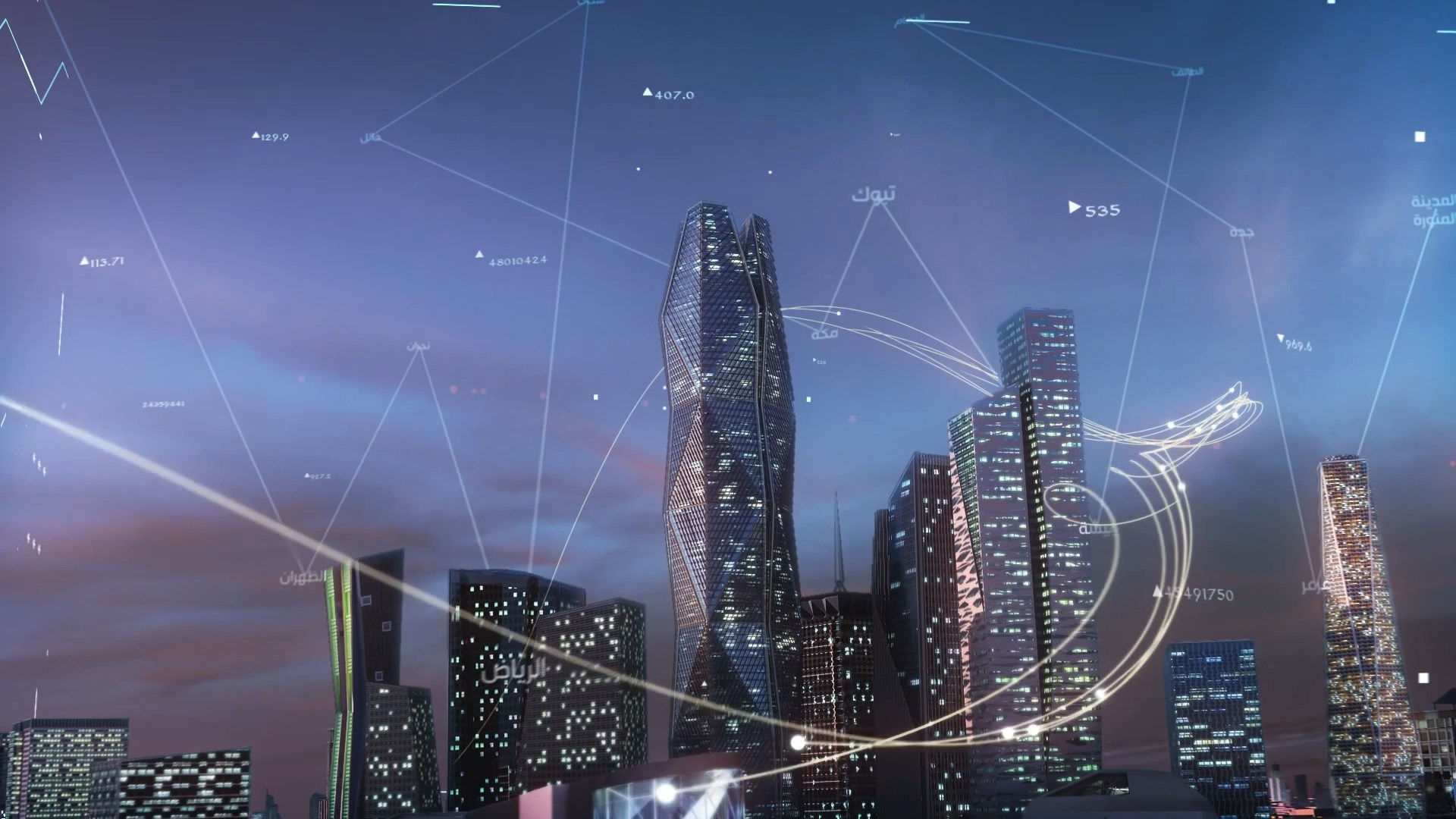 King Abdullah Economic City 3D model_8