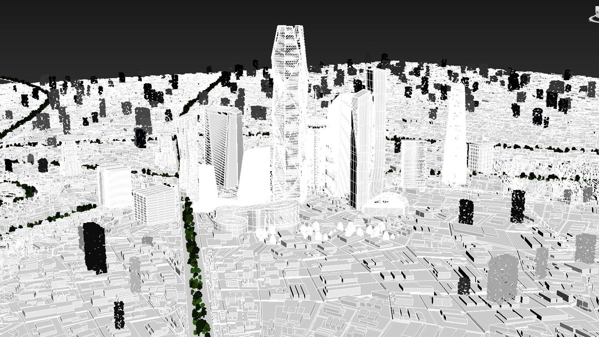 King Abdullah Economic City 3D model_4