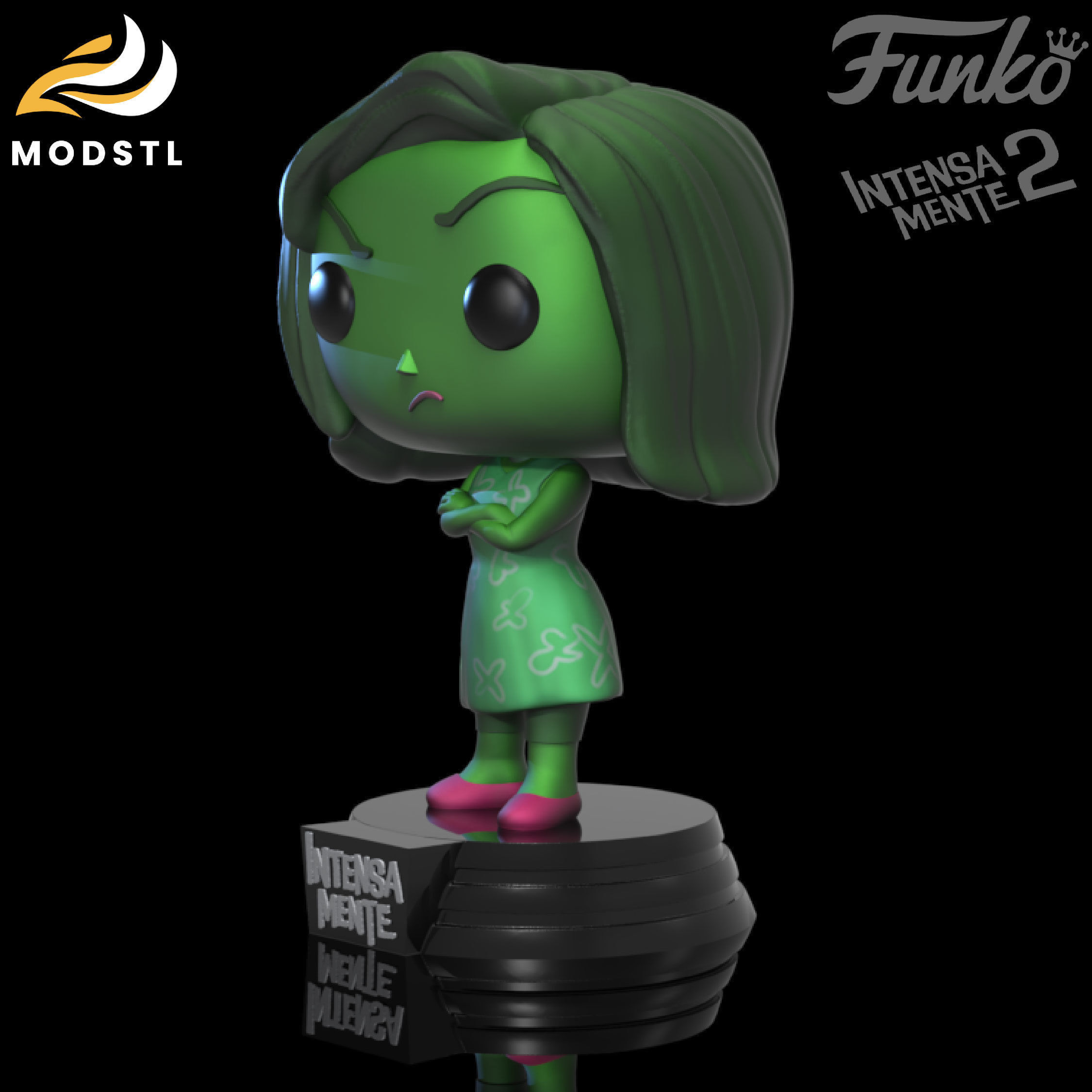 GHV2019 FUNKO DISGUST INSIDEOUT 3D print model_2