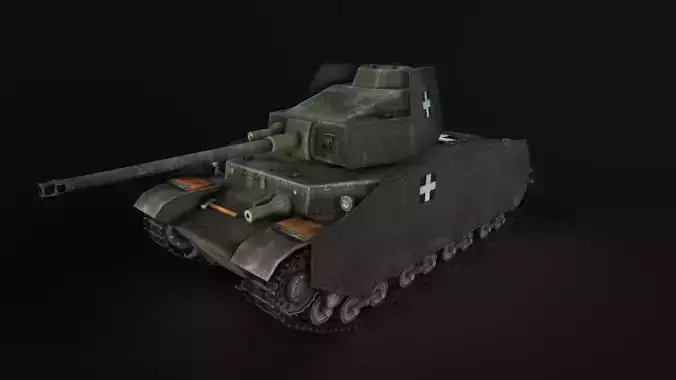 43M Turan 3 Low-poly 3D model