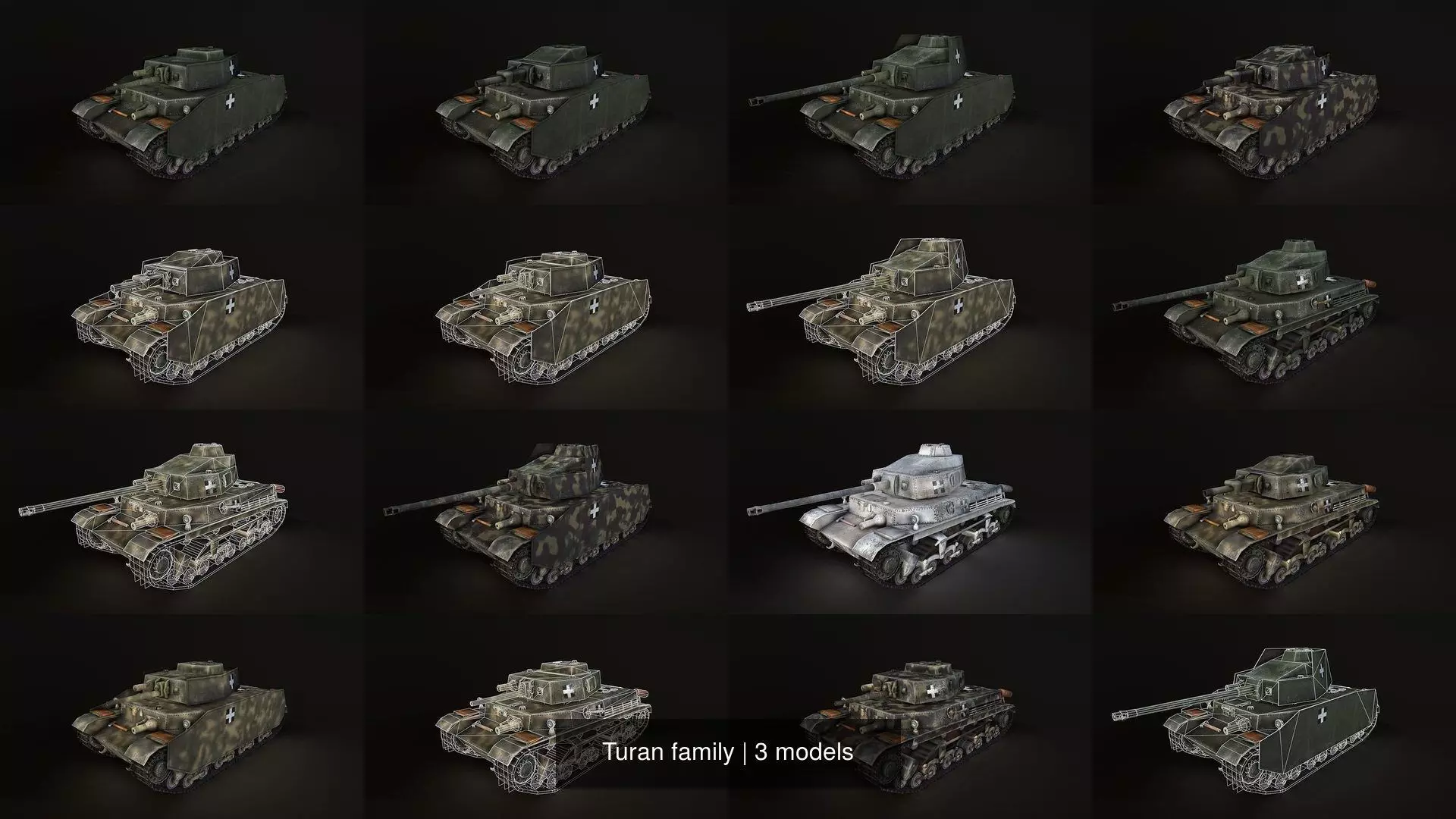 Turan family 3D Model Collection_0