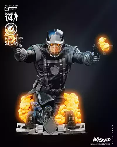 Wicked Marvel Star Lord Bust