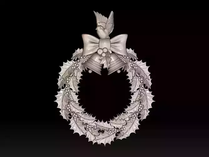 bow  bells holly bird 3D print model
