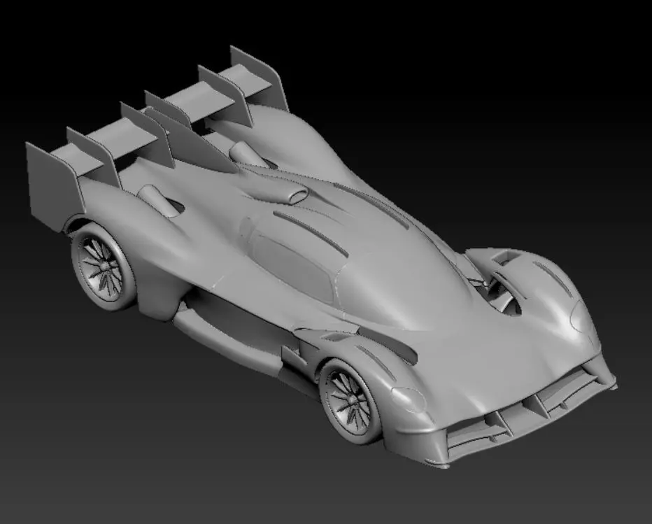 ASTONMARTIN VALKYRE LMH 2024 3D PRINT MODEL 3D print model_0