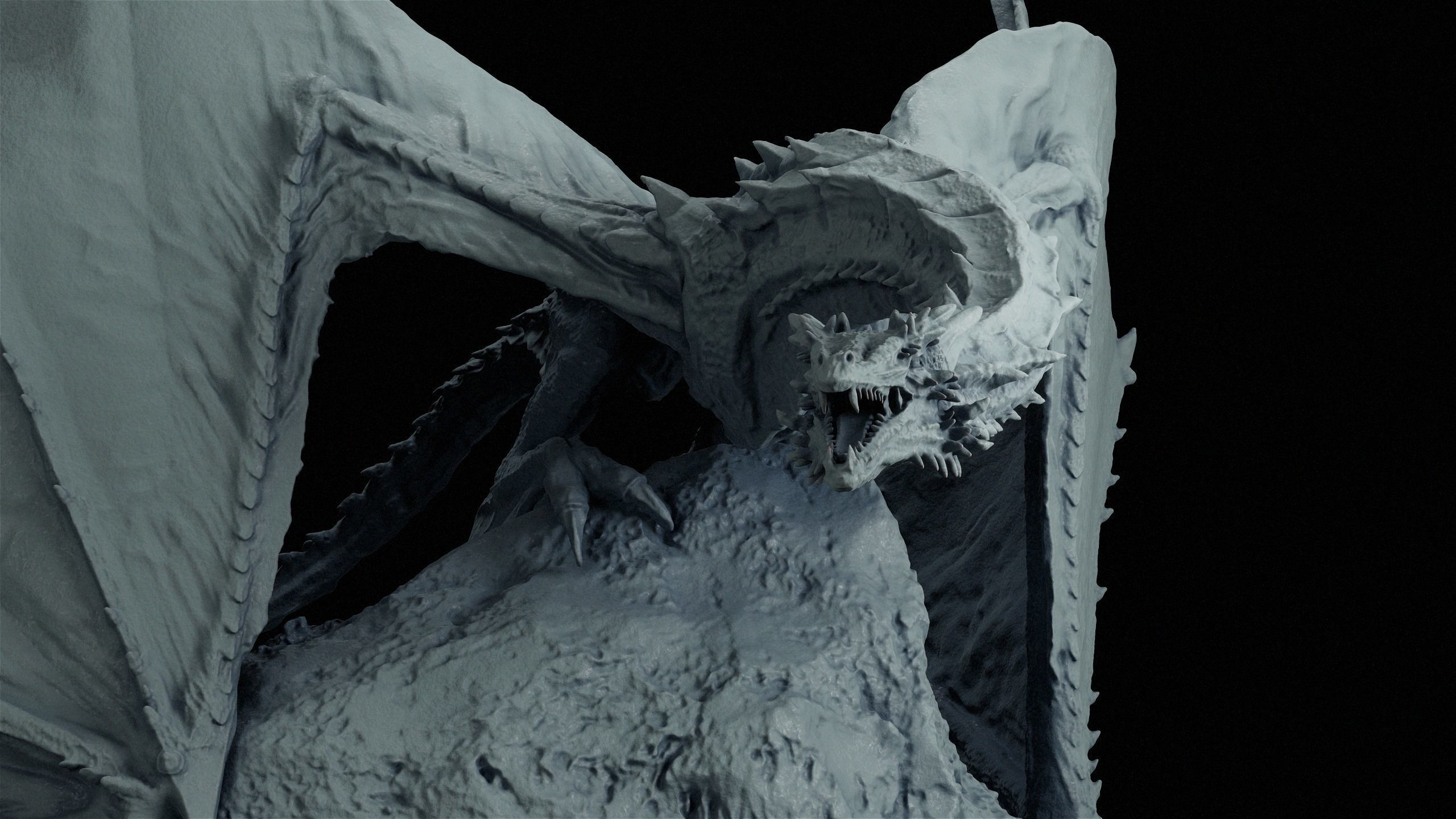 Red Dragon 3D print model 3D print model_2