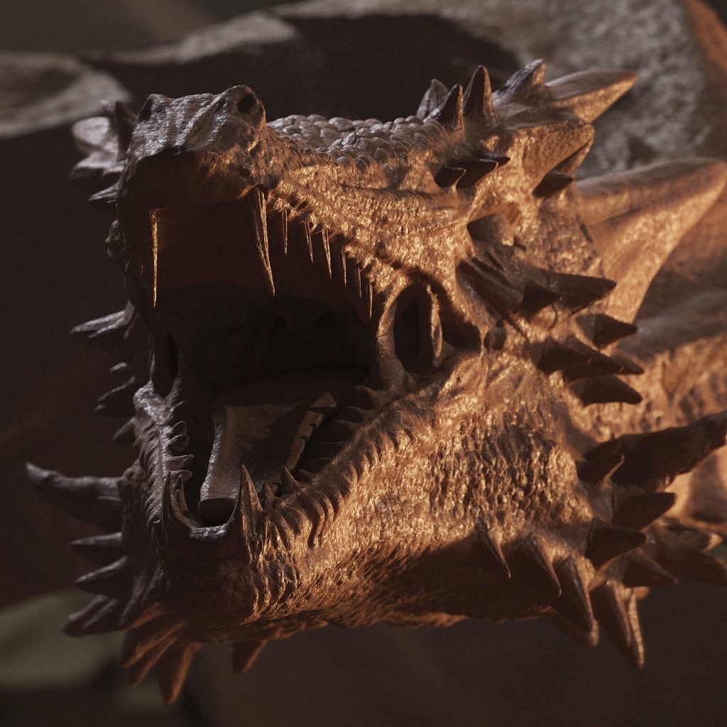 Red Dragon 3D print model 3D print model_7