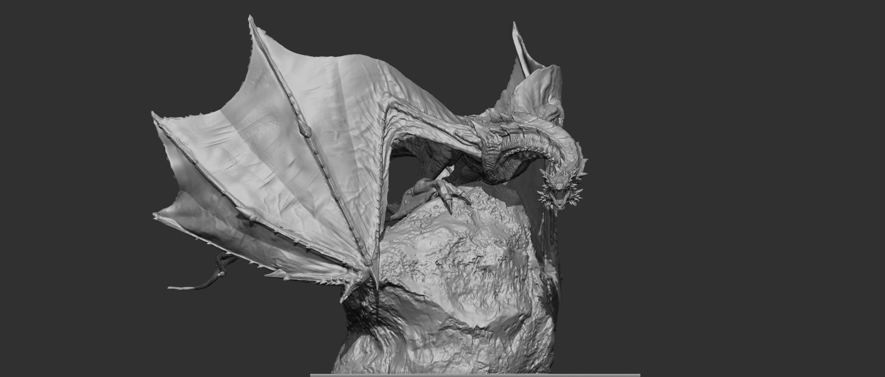 Red Dragon 3D print model 3D print model_3