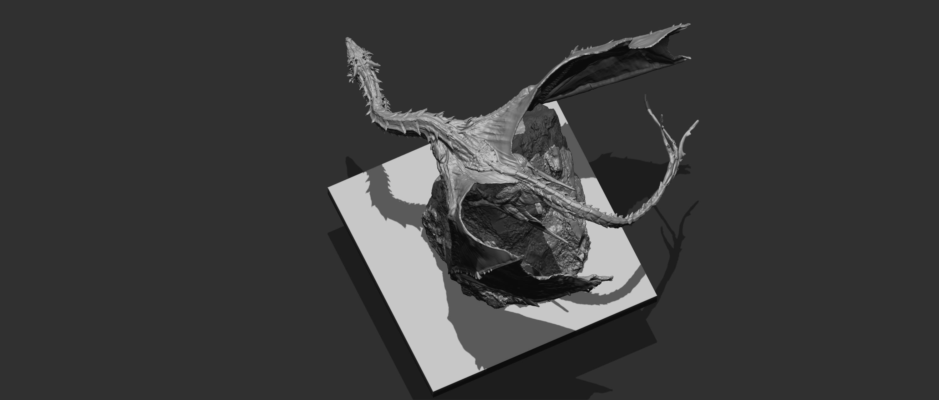 Red Dragon 3D print model 3D print model_4