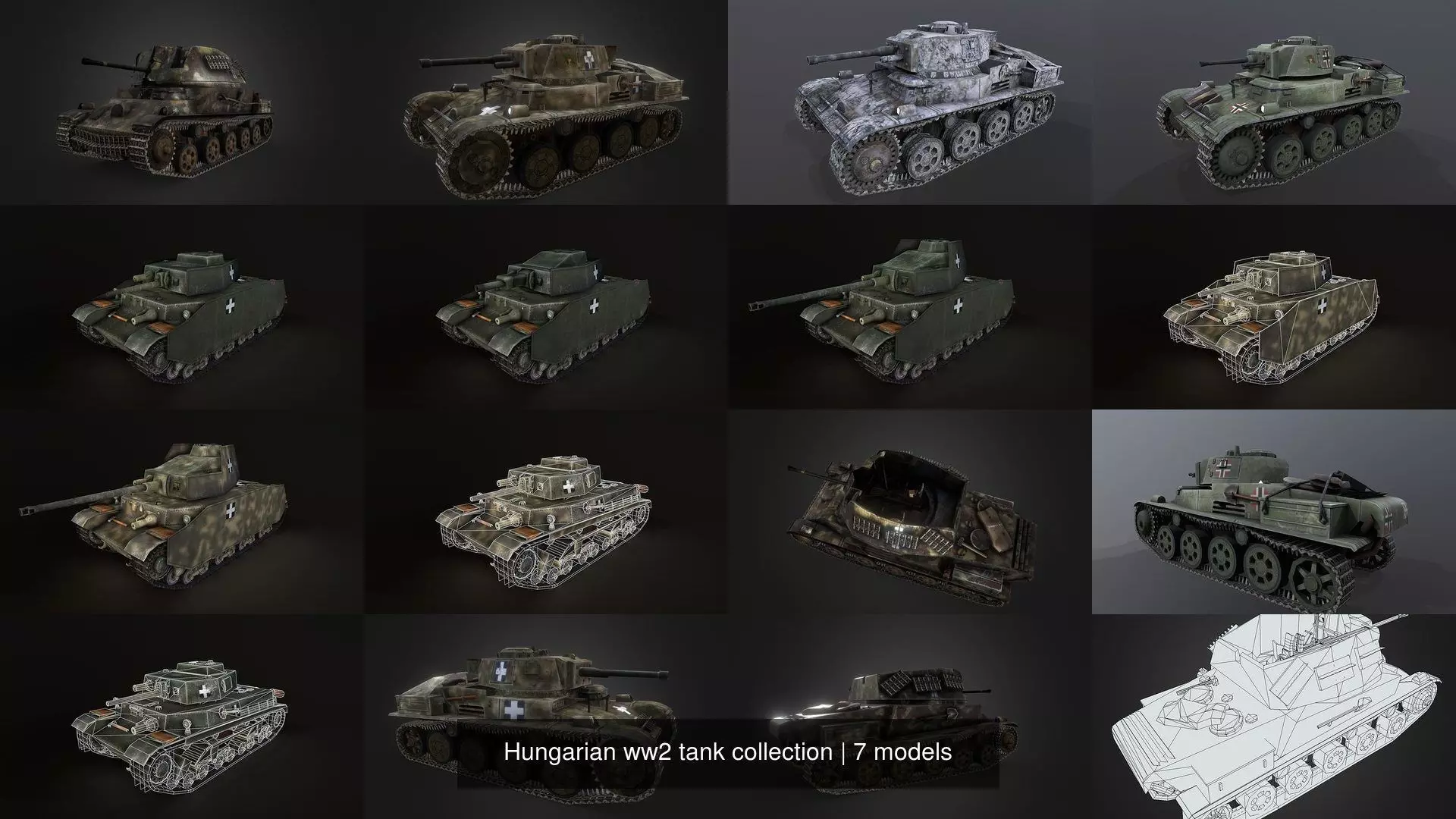 Hungarian ww2 tank collection _0