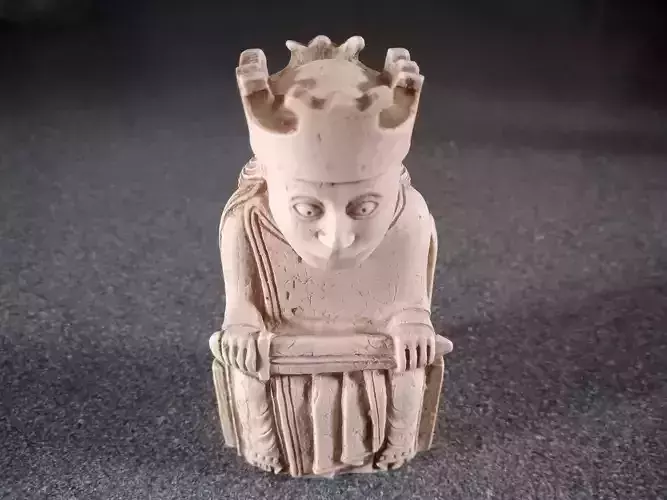 Lewis King chess pieces