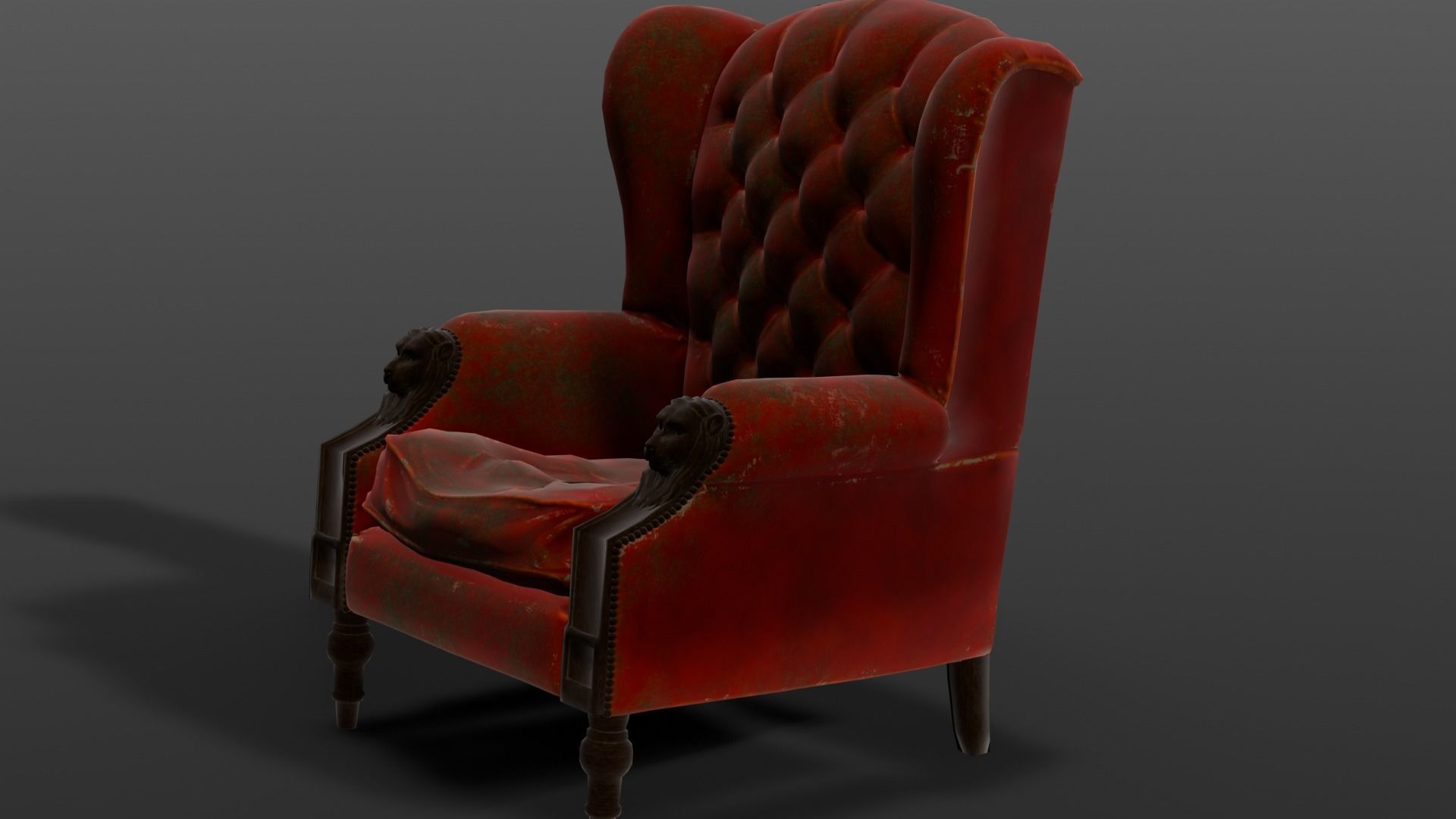 Chair 3D Model Low-poly 3D model_18