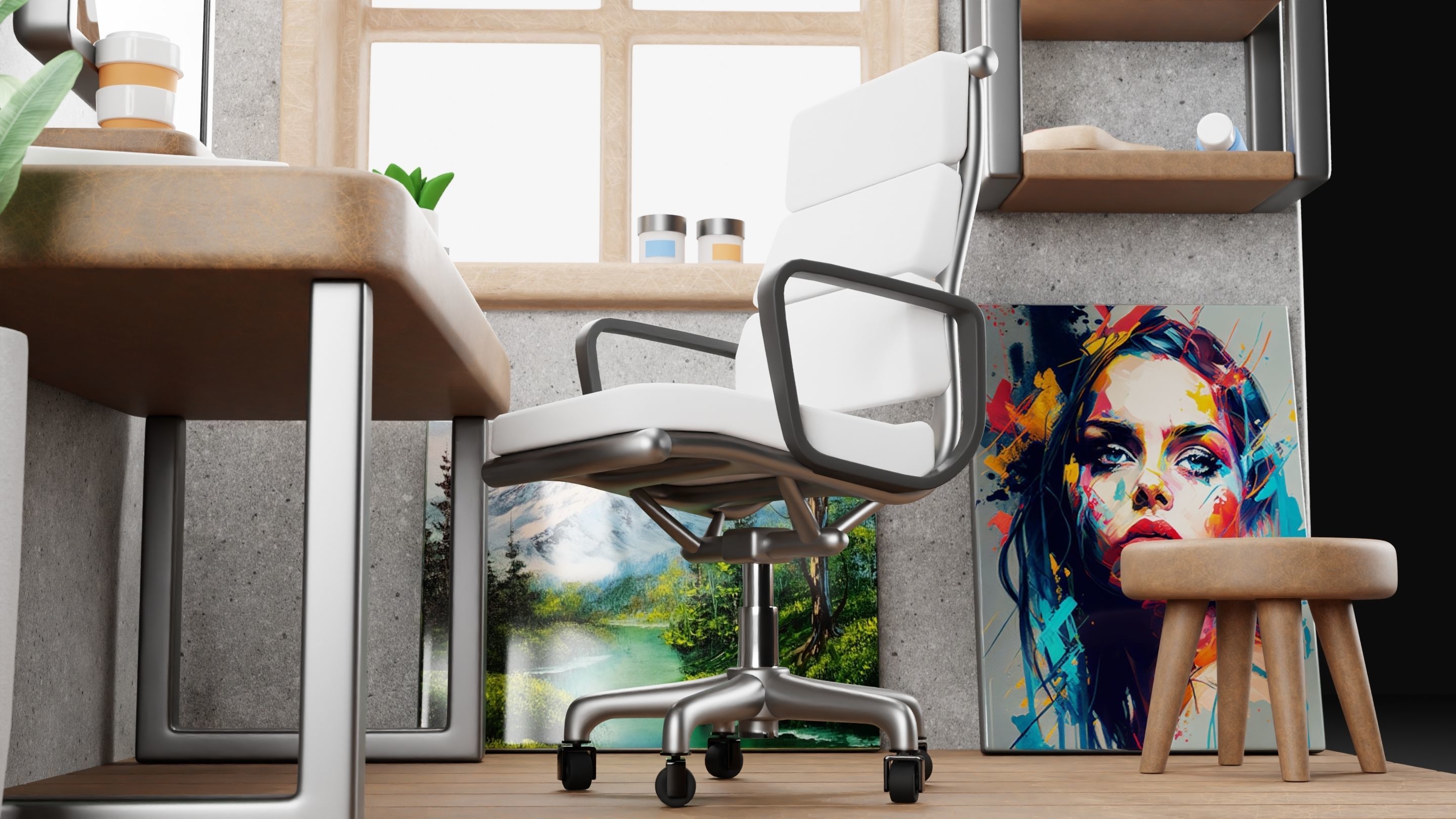 Room interior 3D model_5