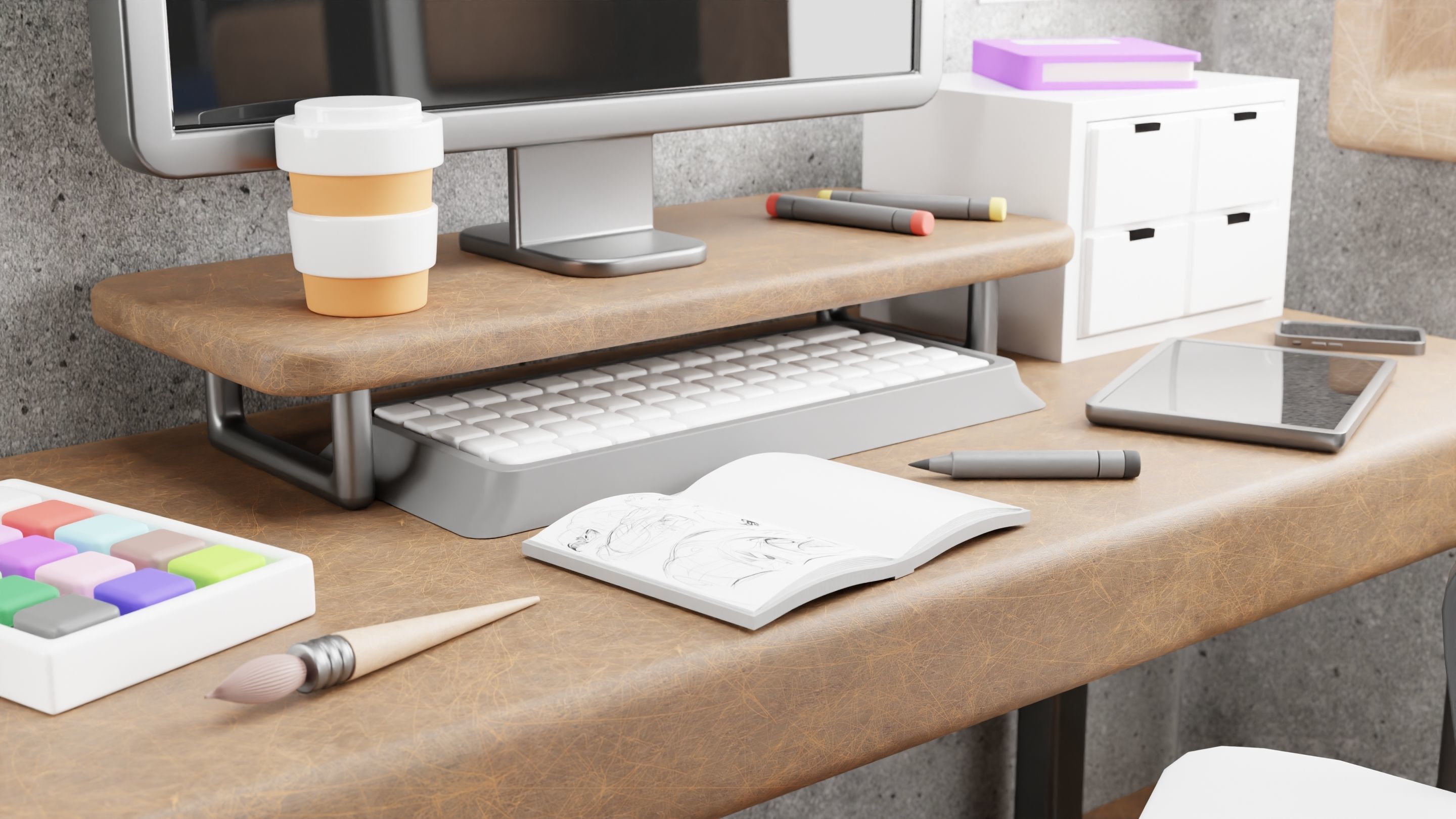 Room interior 3D model_1