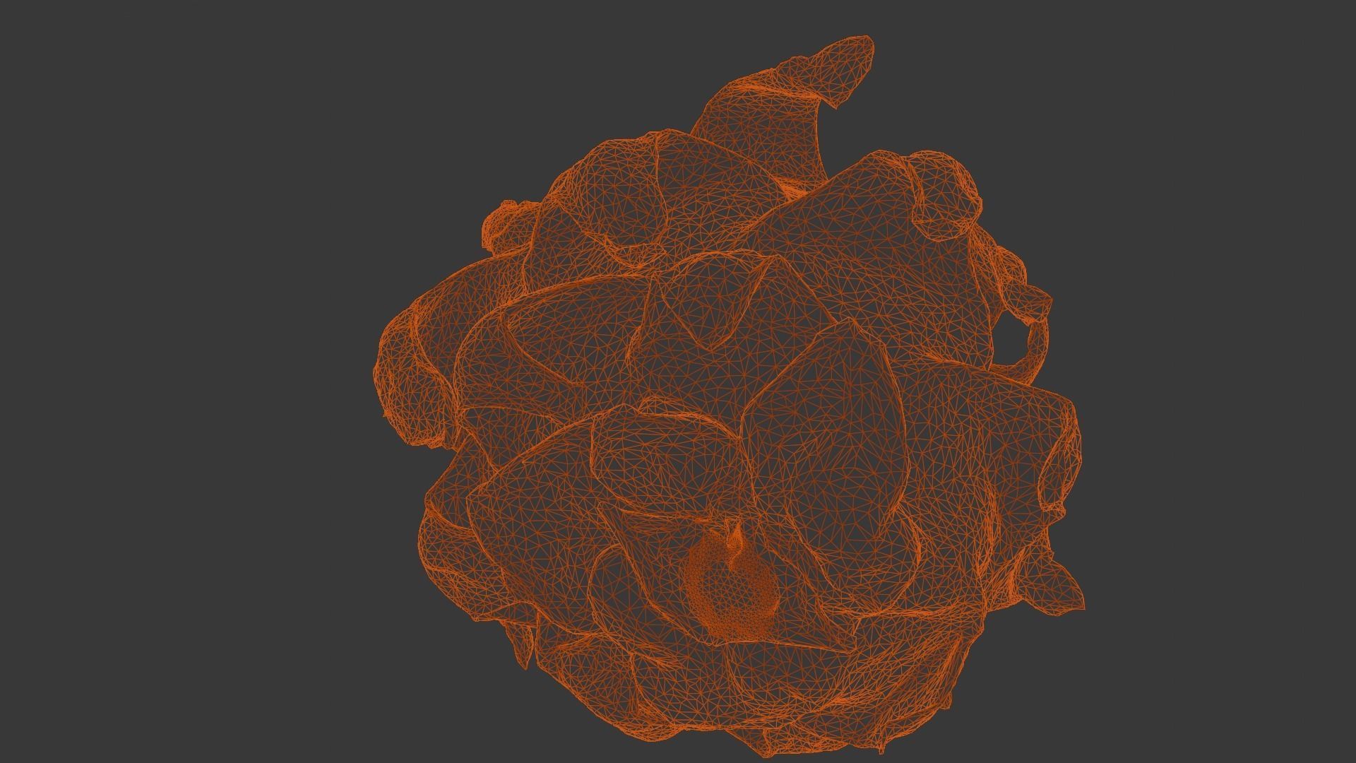 Dragon Fruit 3D Model Low-poly 3D model_16