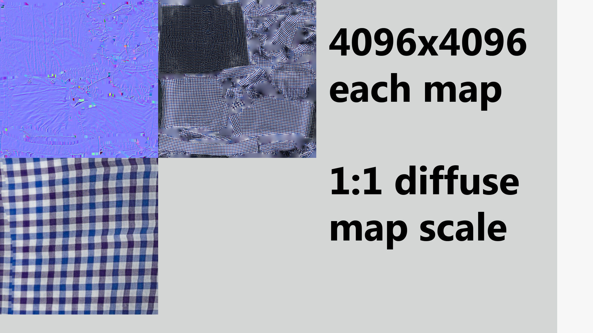 Blue generic folded checkered shirt with business style 3D model_7