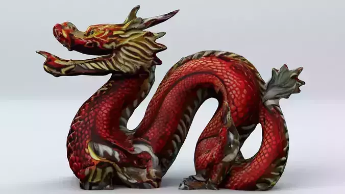 Chinese Dragon v1 3D print model