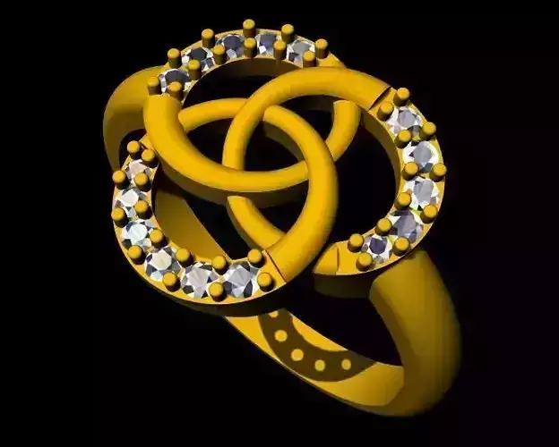 Cluster Ring 3dm file