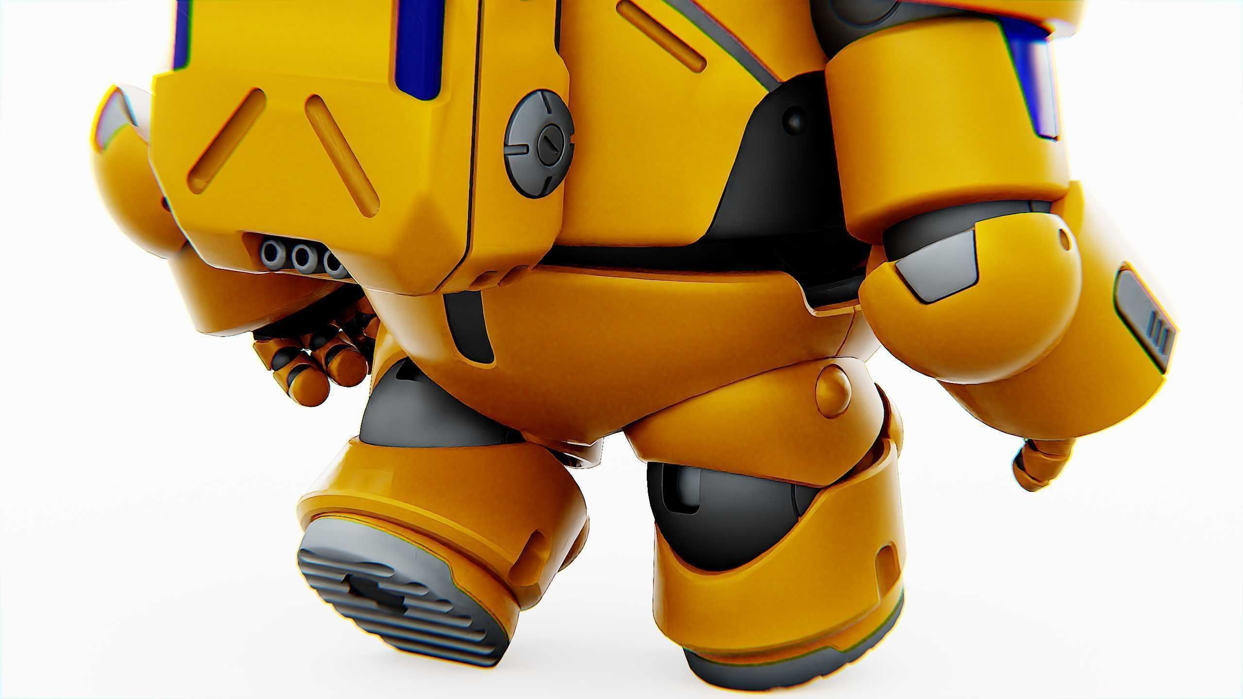 AMONG US CHARACTER-E  Rigged for Unreal Engine - Unity - MIXAMO  3D model_26