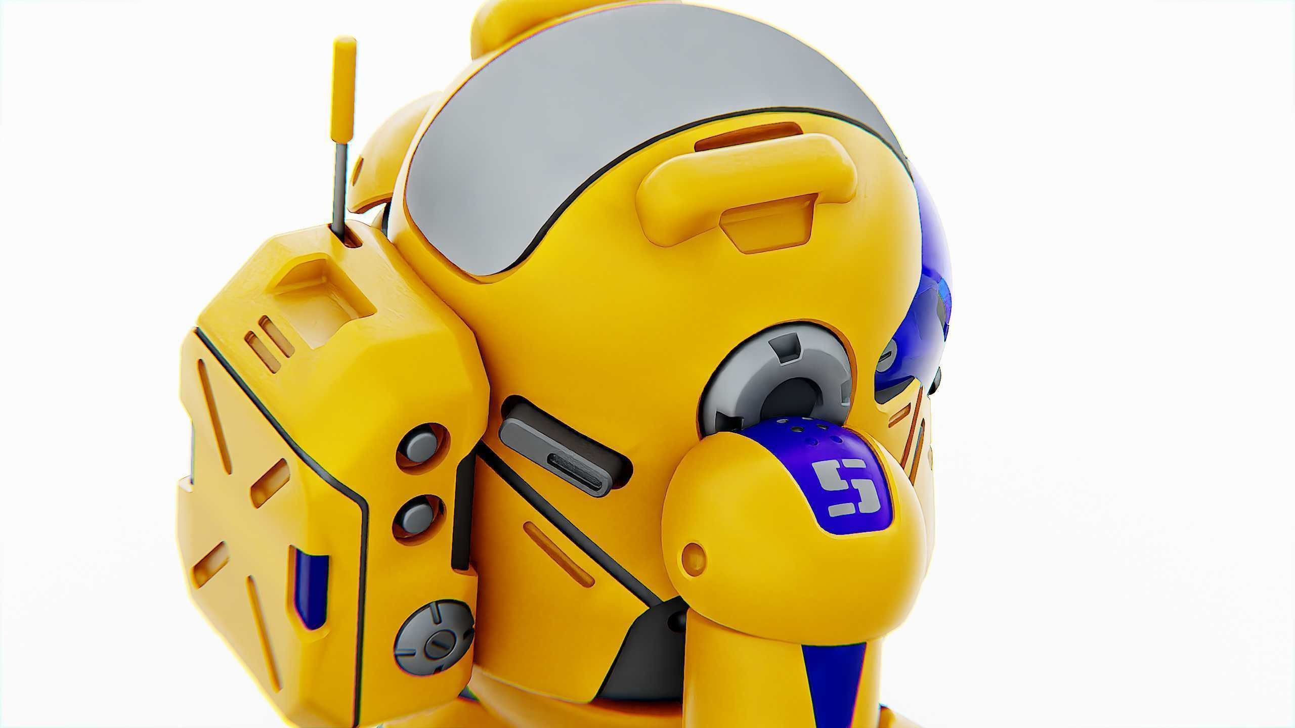 AMONG US CHARACTER-E  Rigged for Unreal Engine - Unity - MIXAMO  3D model_27