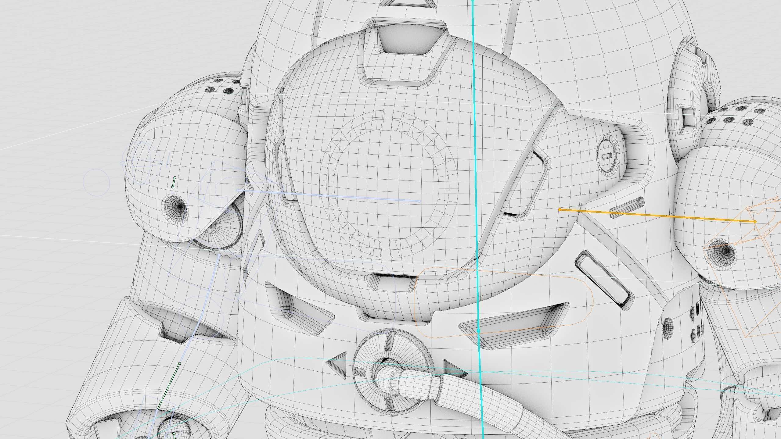 AMONG US CHARACTER-E  Rigged for Unreal Engine - Unity - MIXAMO  3D model_42