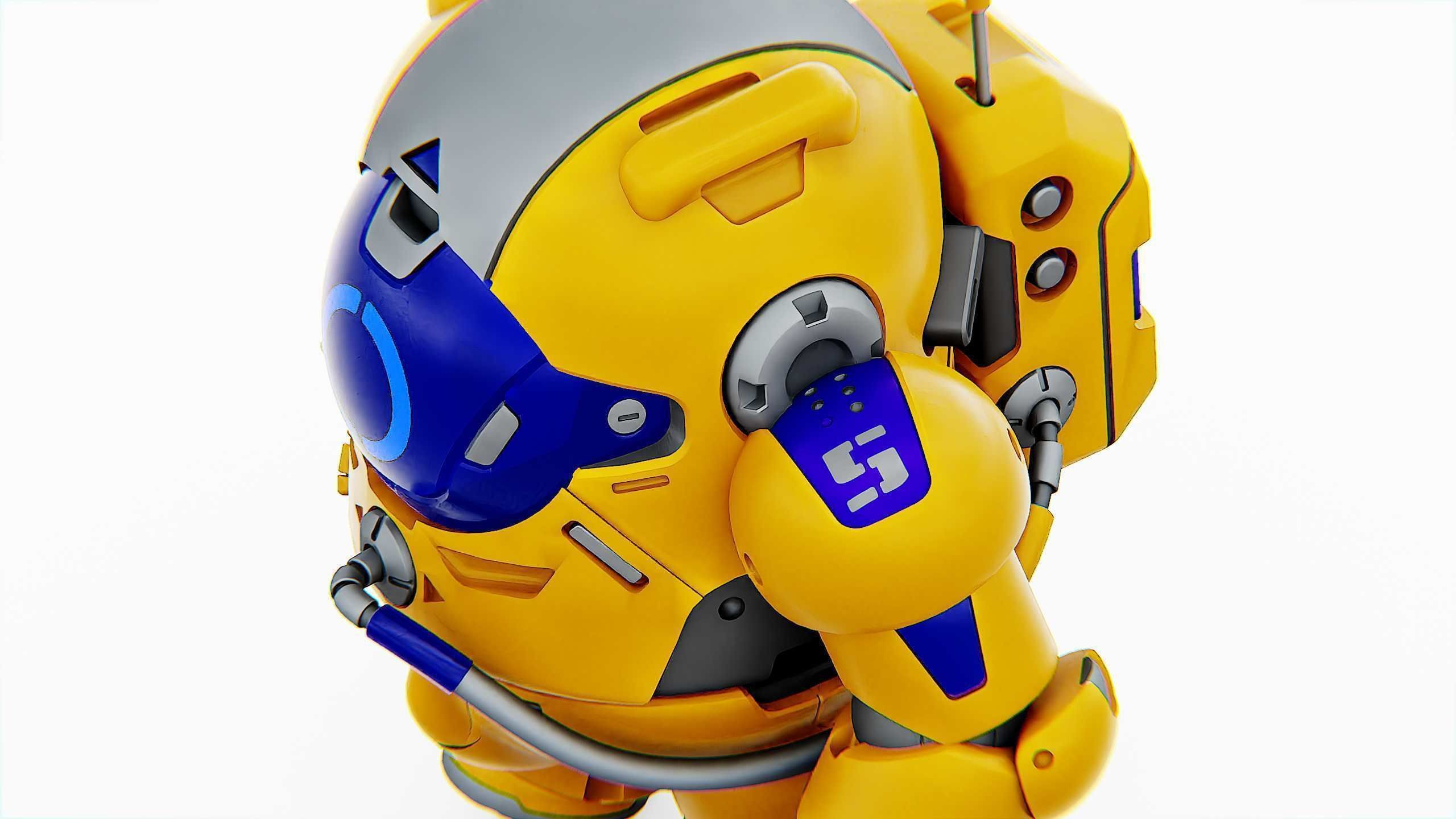 AMONG US CHARACTER-E  Rigged for Unreal Engine - Unity - MIXAMO  3D model_29