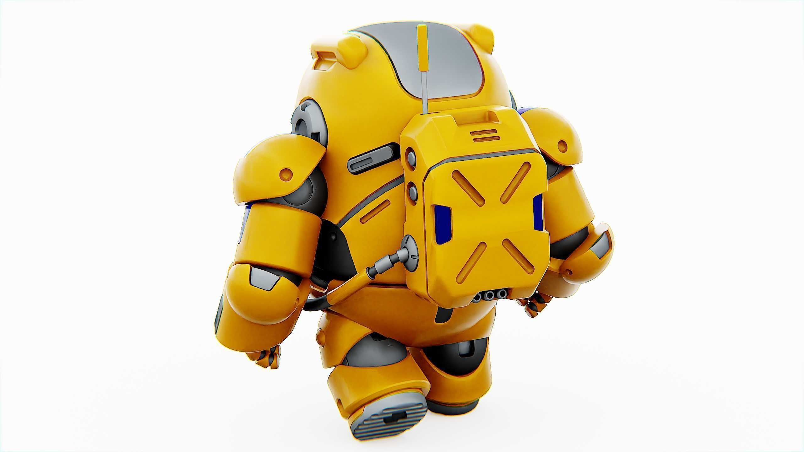 AMONG US CHARACTER-E  Rigged for Unreal Engine - Unity - MIXAMO  3D model_13