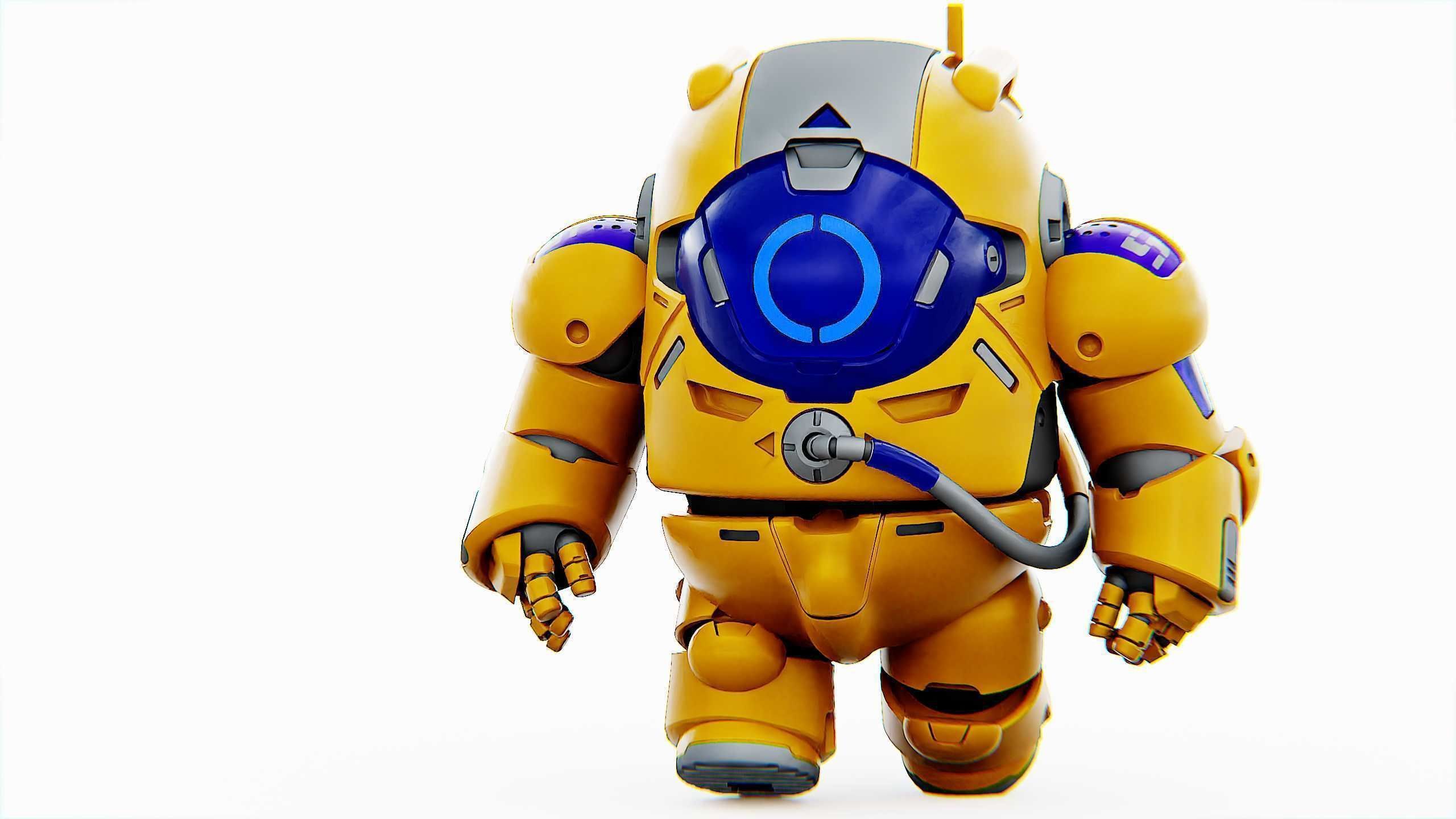 AMONG US CHARACTER-E  Rigged for Unreal Engine - Unity - MIXAMO  3D model_2