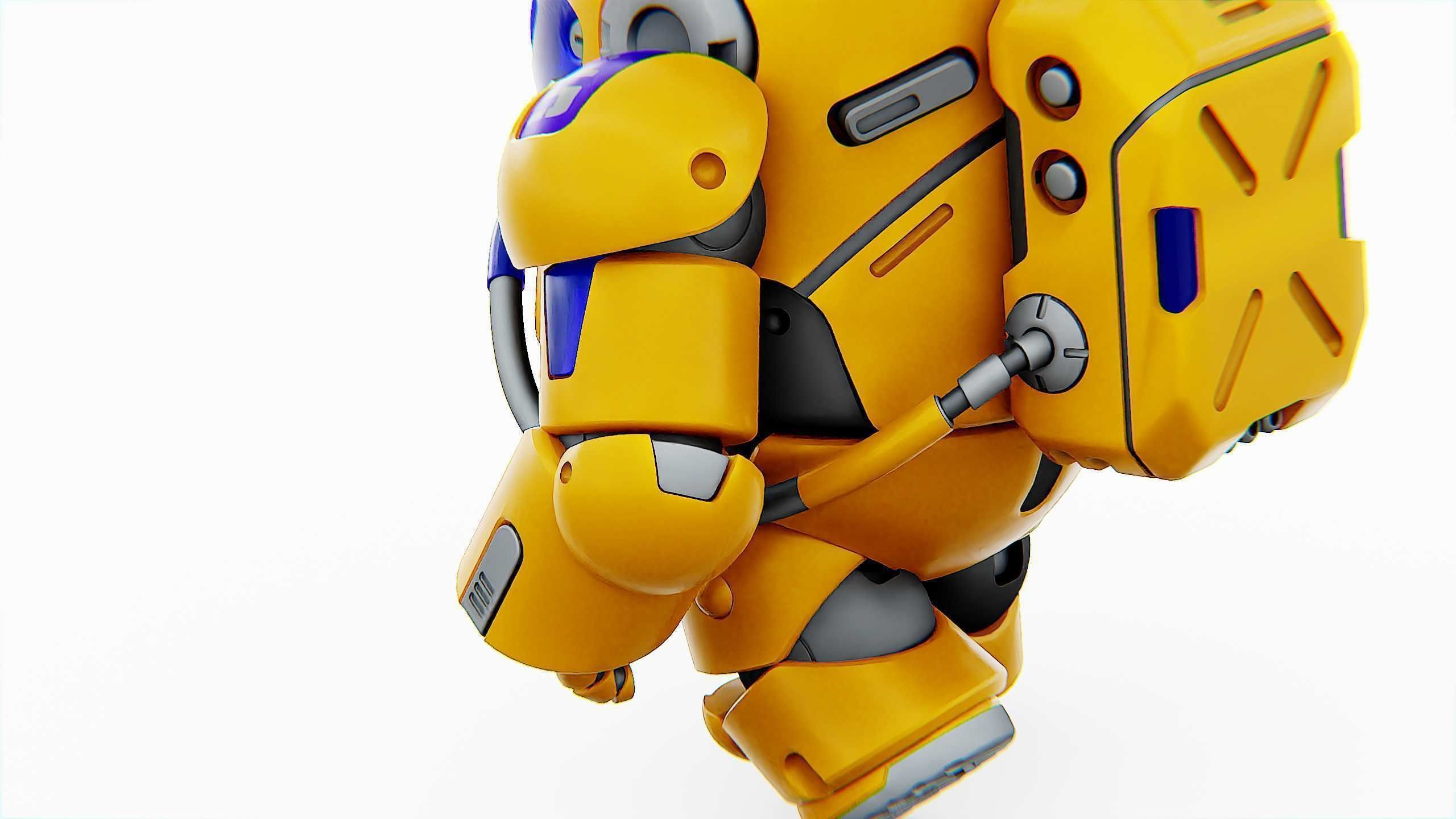 AMONG US CHARACTER-E  Rigged for Unreal Engine - Unity - MIXAMO  3D model_25