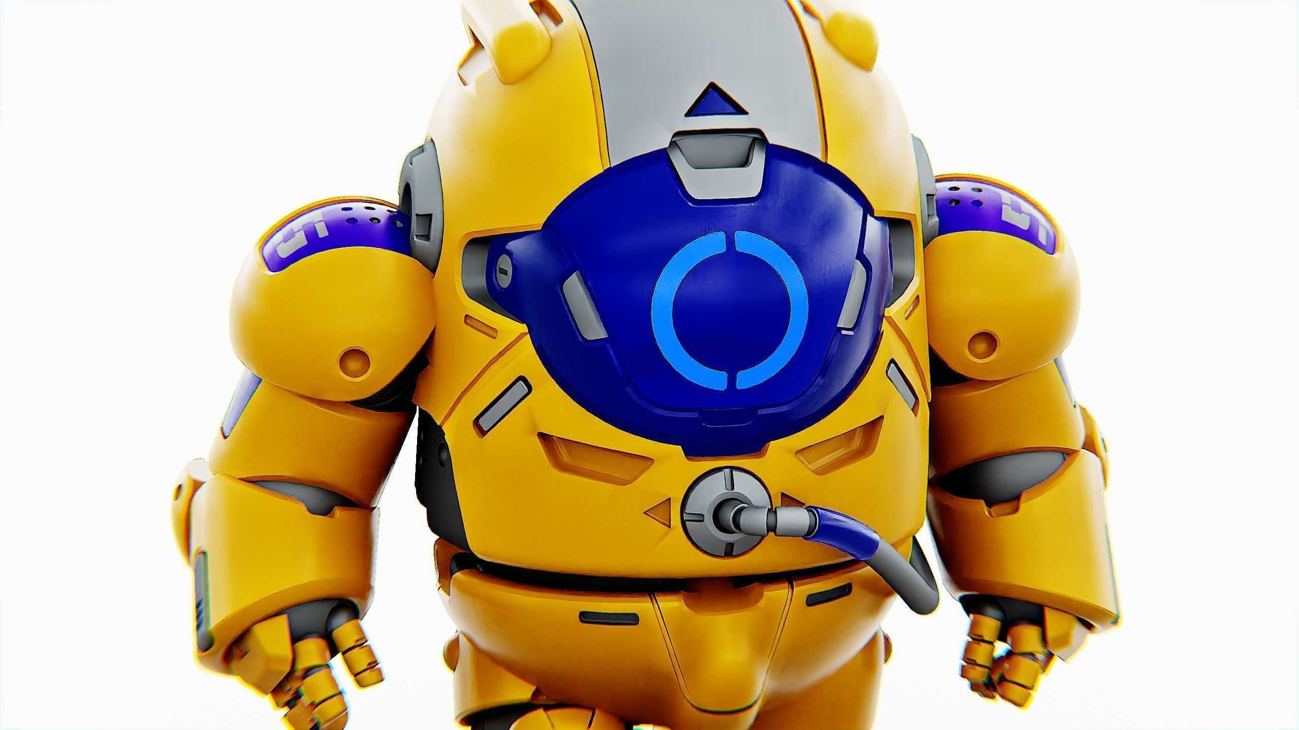 AMONG US CHARACTER-E  Rigged for Unreal Engine - Unity - MIXAMO  3D model_23