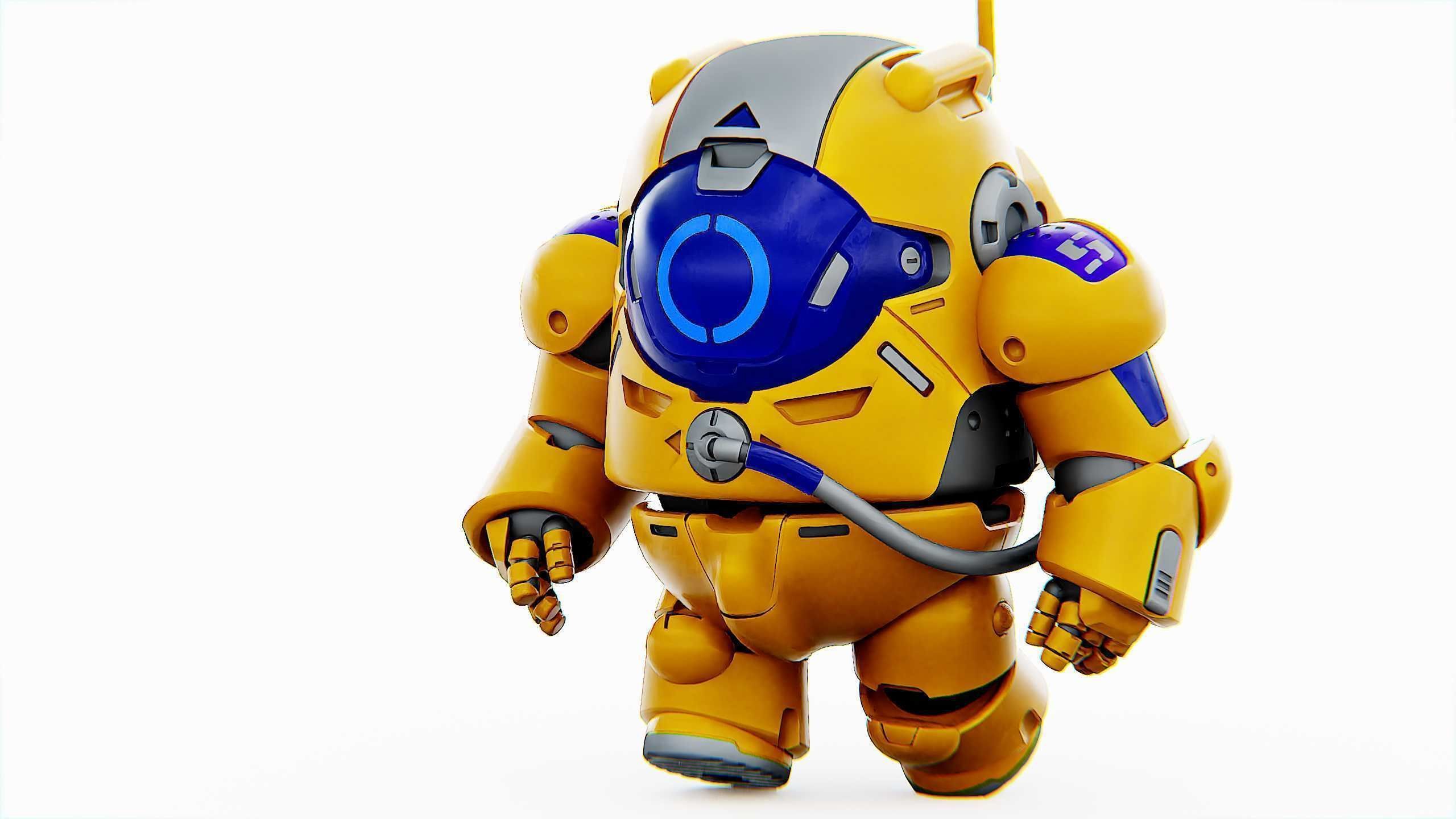 AMONG US CHARACTER-E  Rigged for Unreal Engine - Unity - MIXAMO  3D model_3