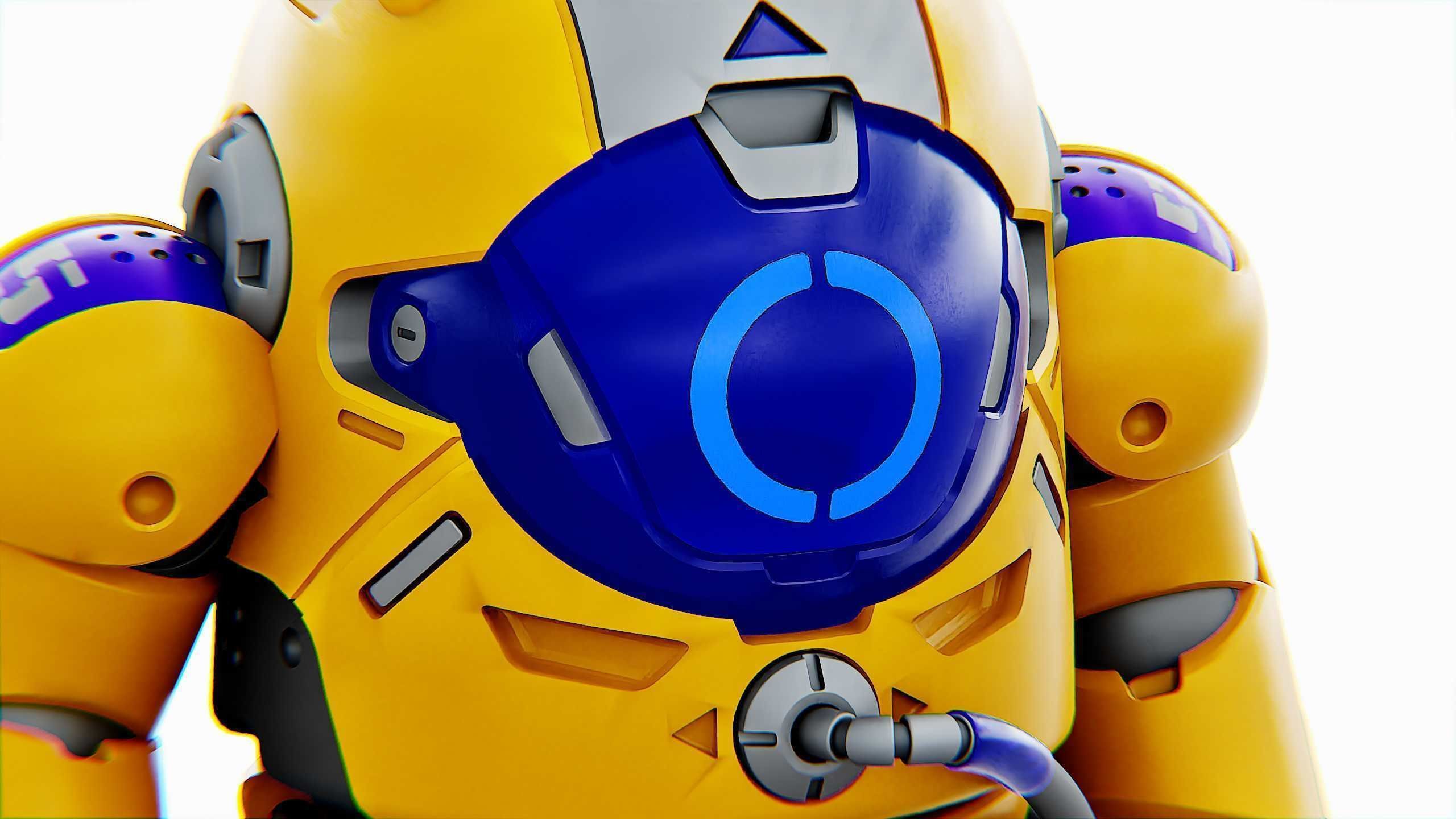 AMONG US CHARACTER-E  Rigged for Unreal Engine - Unity - MIXAMO  3D model_28