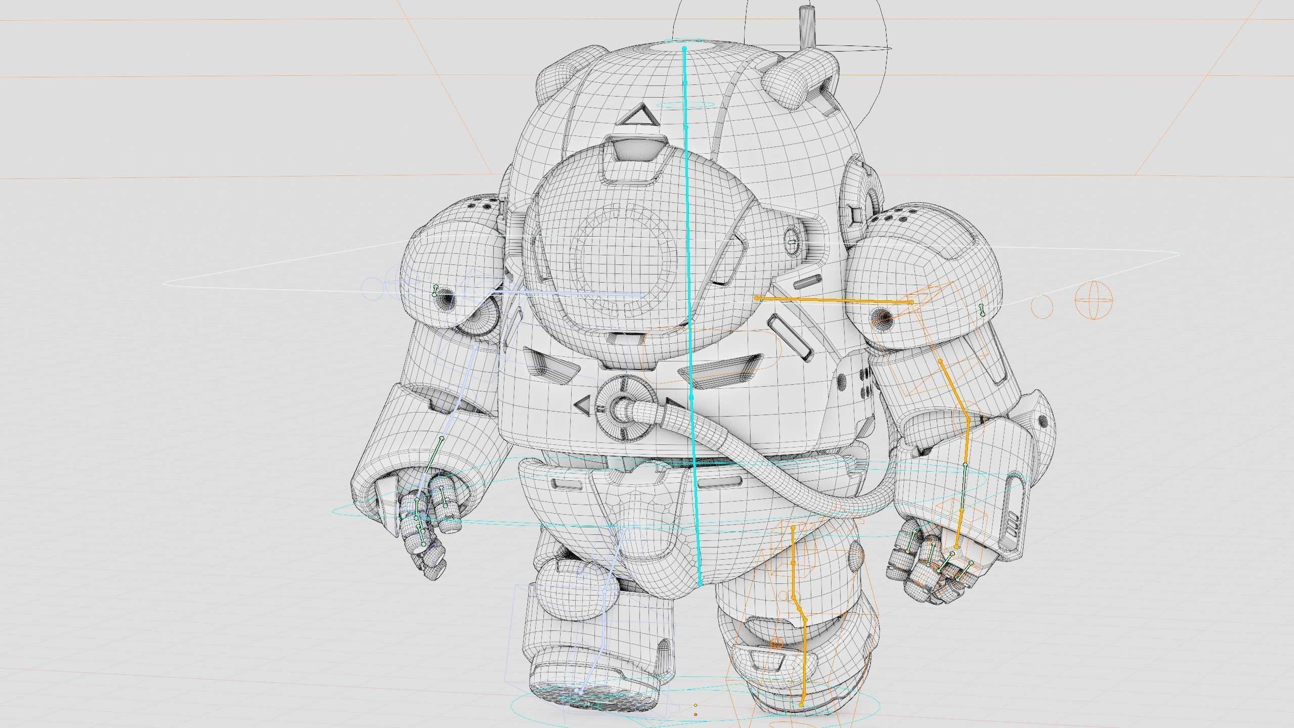 AMONG US CHARACTER-E  Rigged for Unreal Engine - Unity - MIXAMO  3D model_40