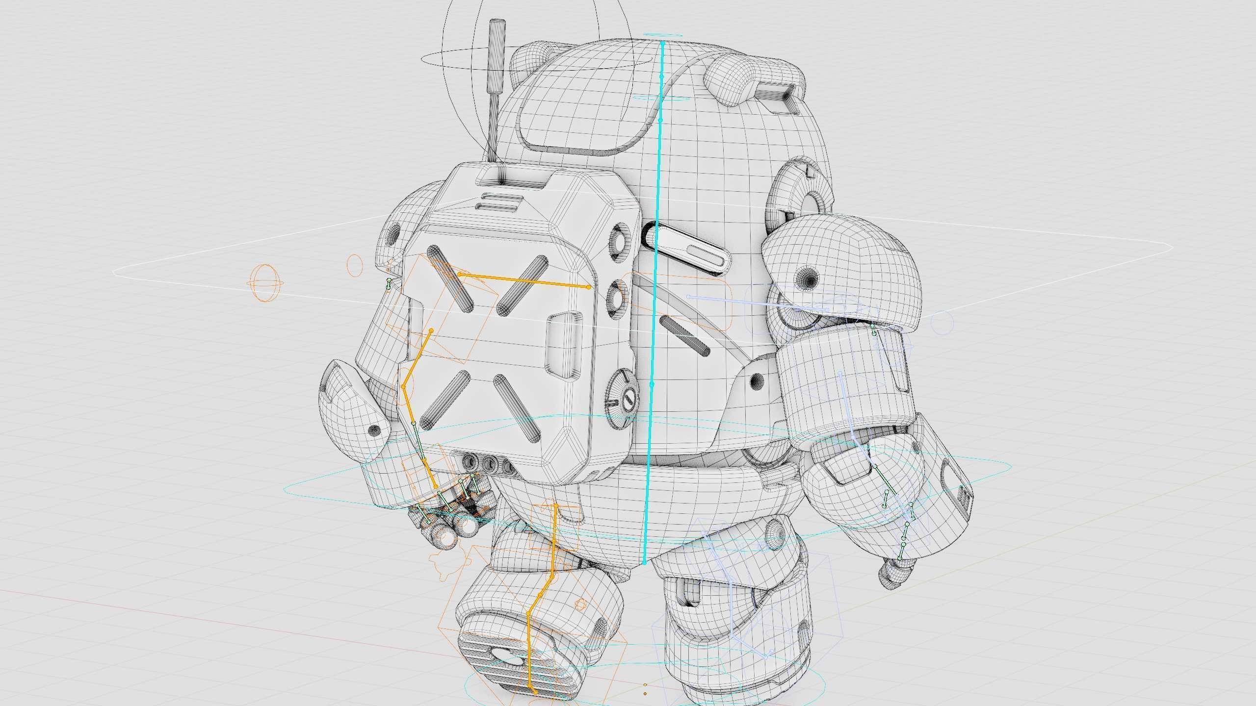 AMONG US CHARACTER-E  Rigged for Unreal Engine - Unity - MIXAMO  3D model_41